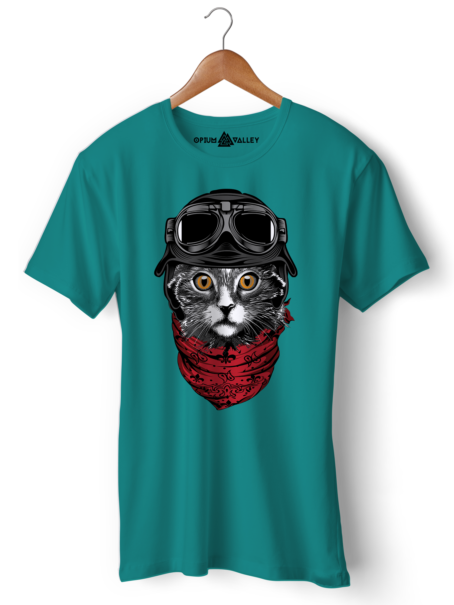 Cat In The Hat - Round Neck T-Shirt - Opium Valley