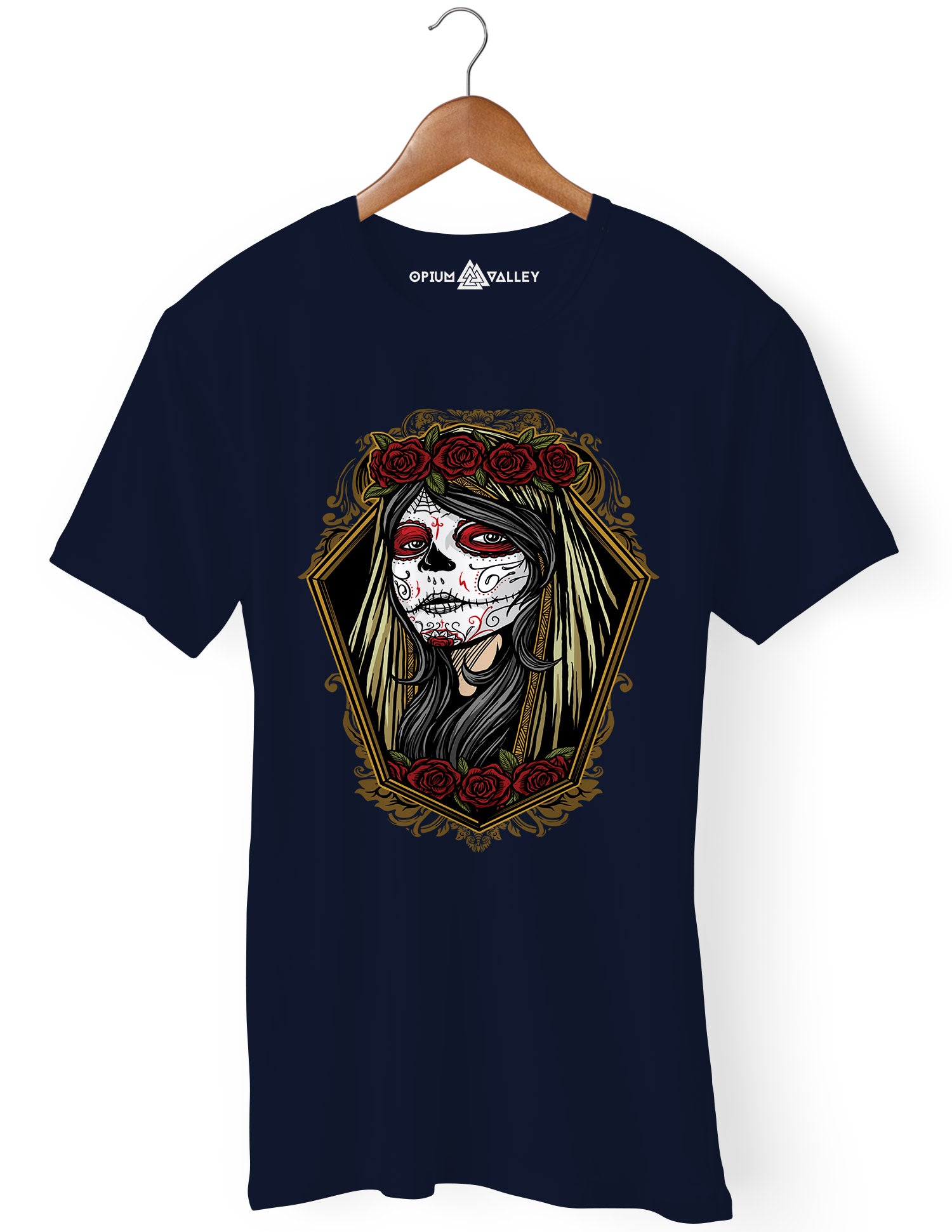 Dia De Los Muertos - Round Neck T-Shirt