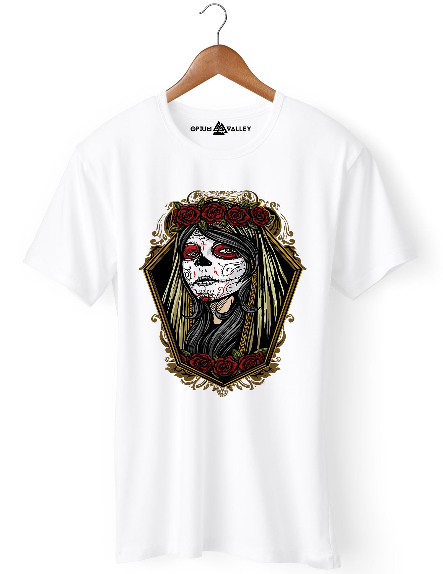 Dia De Los Muertos - Round Neck T-Shirt