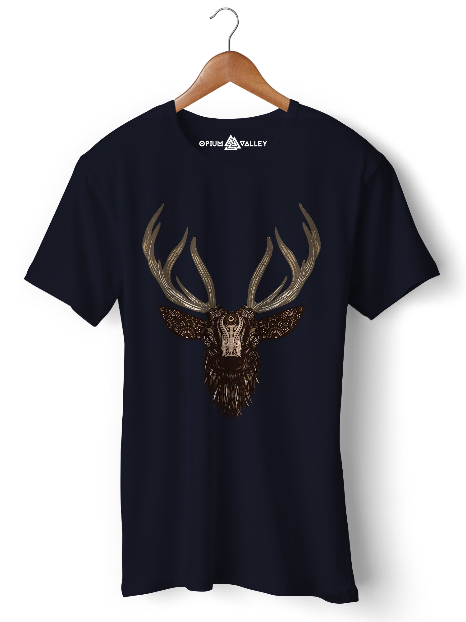 Psychedelic Deer T-shirt - Graceful Animal Art