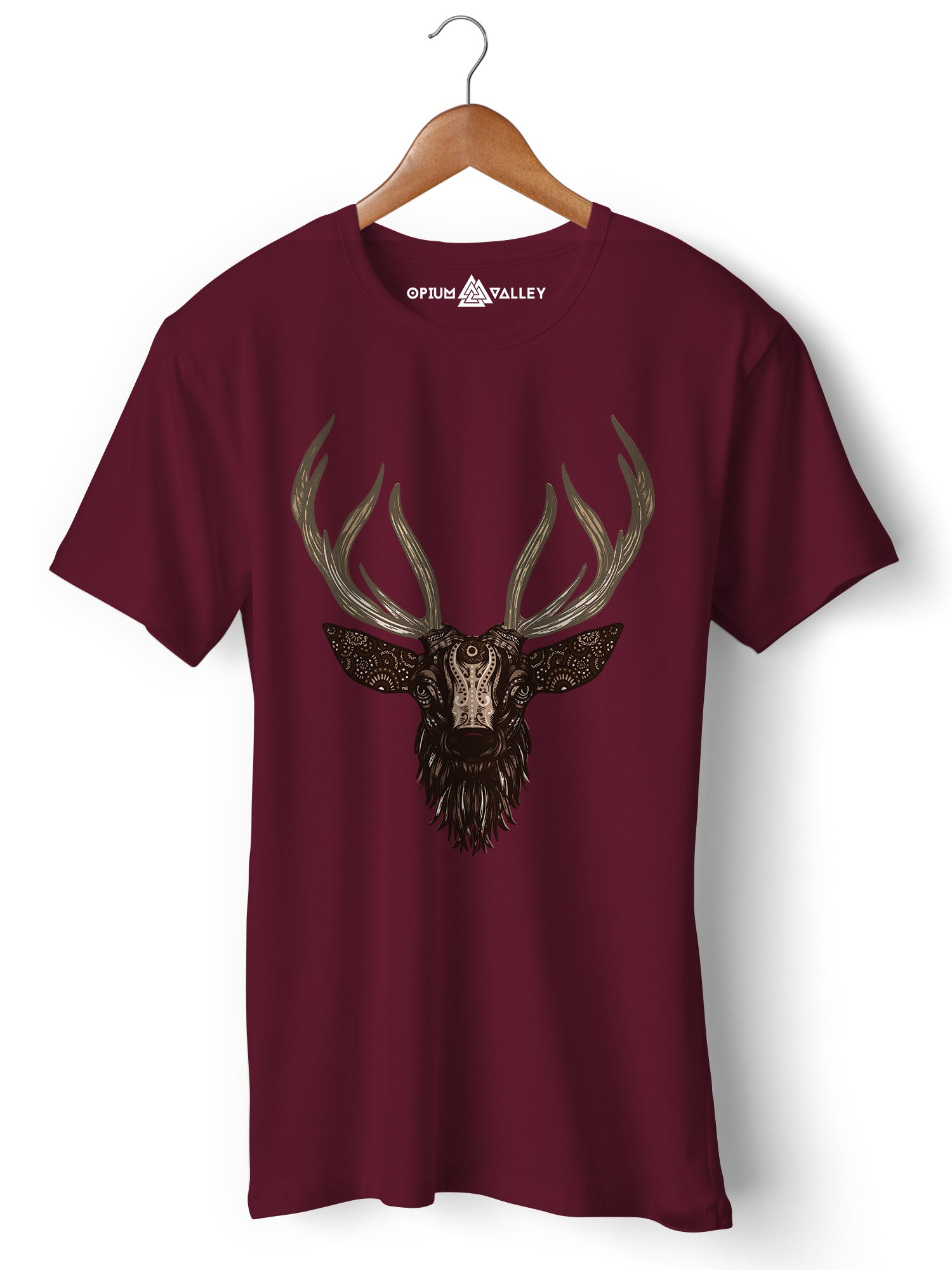 Psychedelic Deer T-shirt - Graceful Animal Art