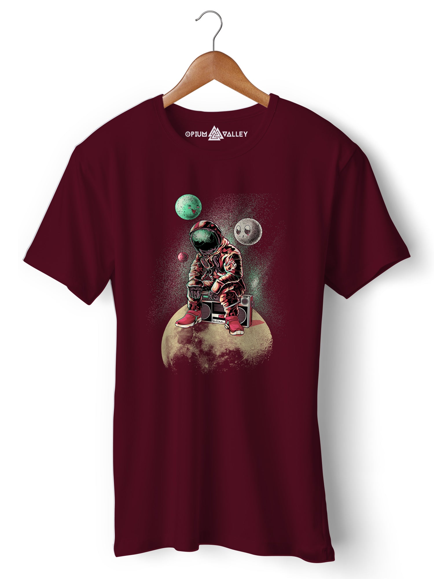 DJ Astronaut  - Round Neck T-Shirt - Opium Valley