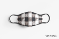 Designer Face Mask (3-layer with filter pocket, Nose Clip & Adjustable earloop): YIN YANG