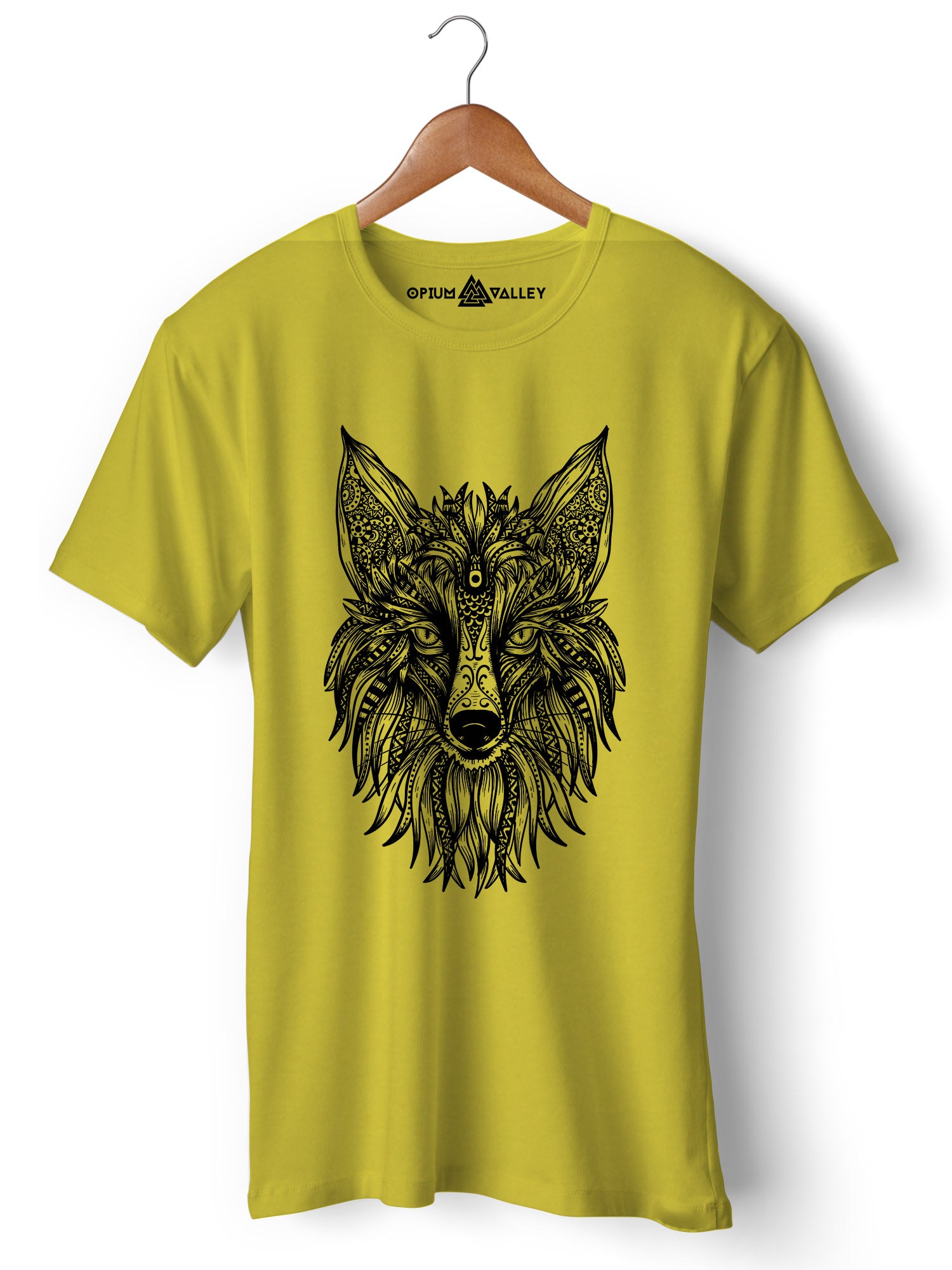 Psychedelic Fox T-shirt - Detailed Animal Art