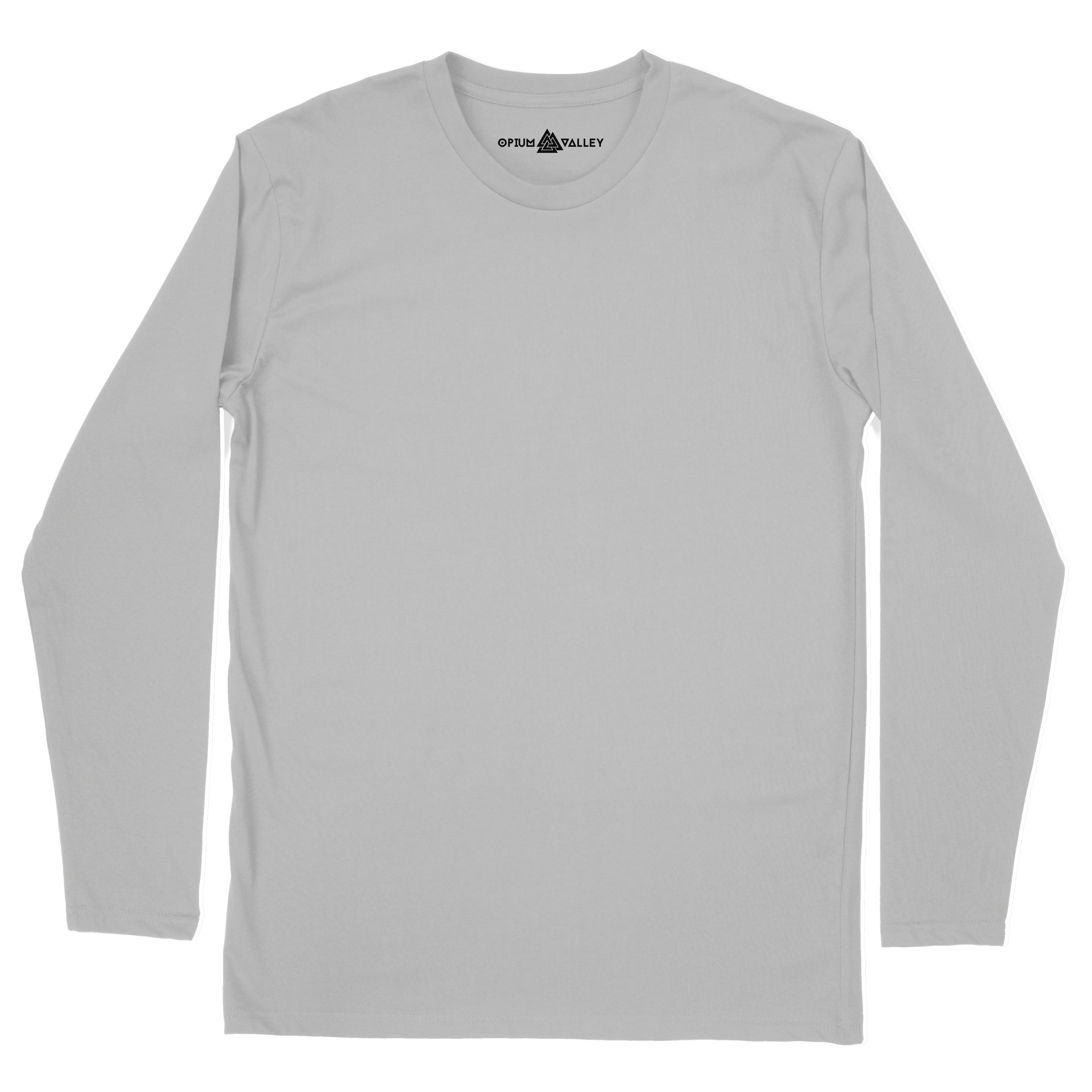 Gray Melange - Full Sleeve T-Shirt - Opium Valley