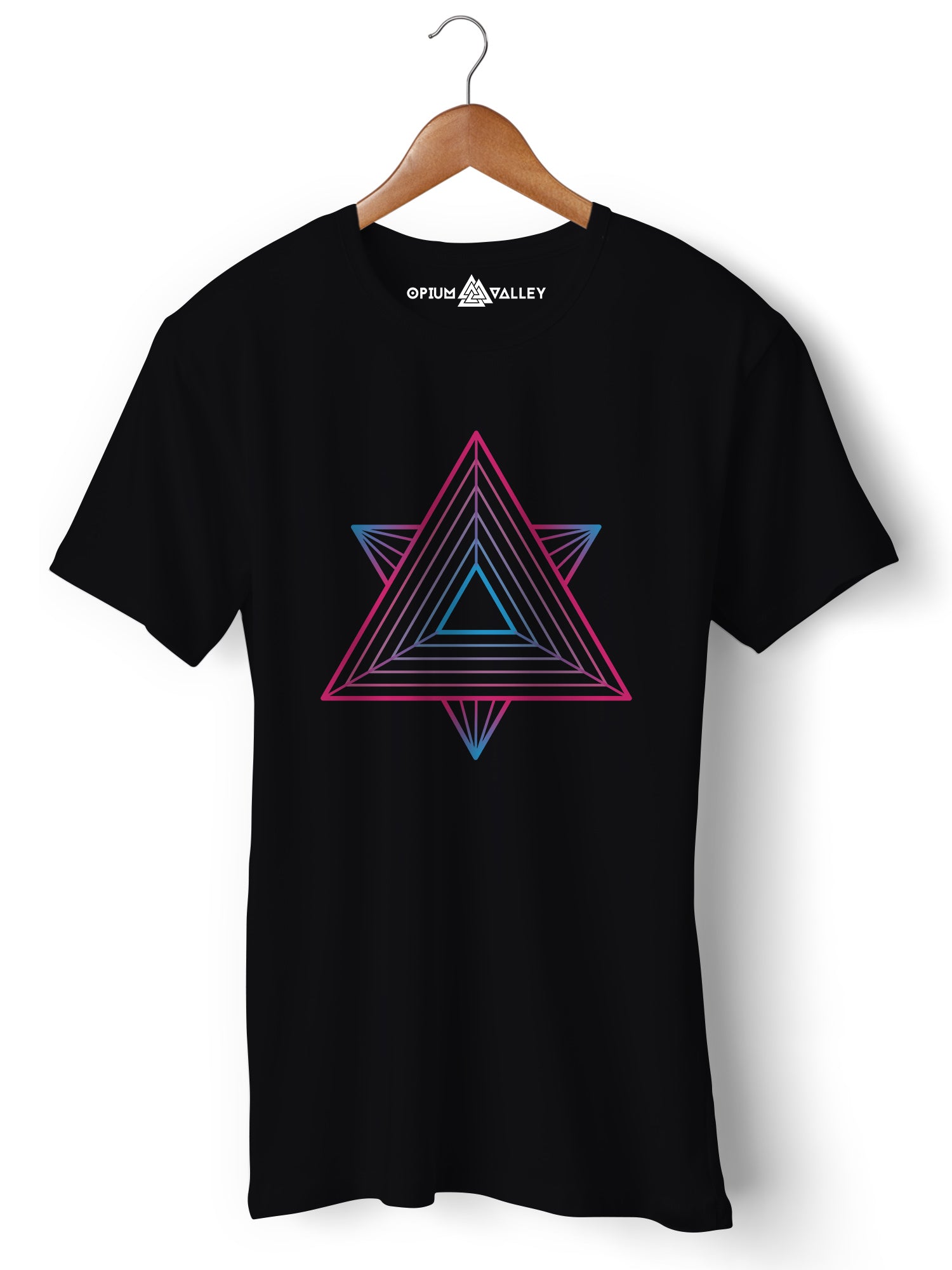 Men's Dimension Graphic T-Shirt - Complex Abstract Design