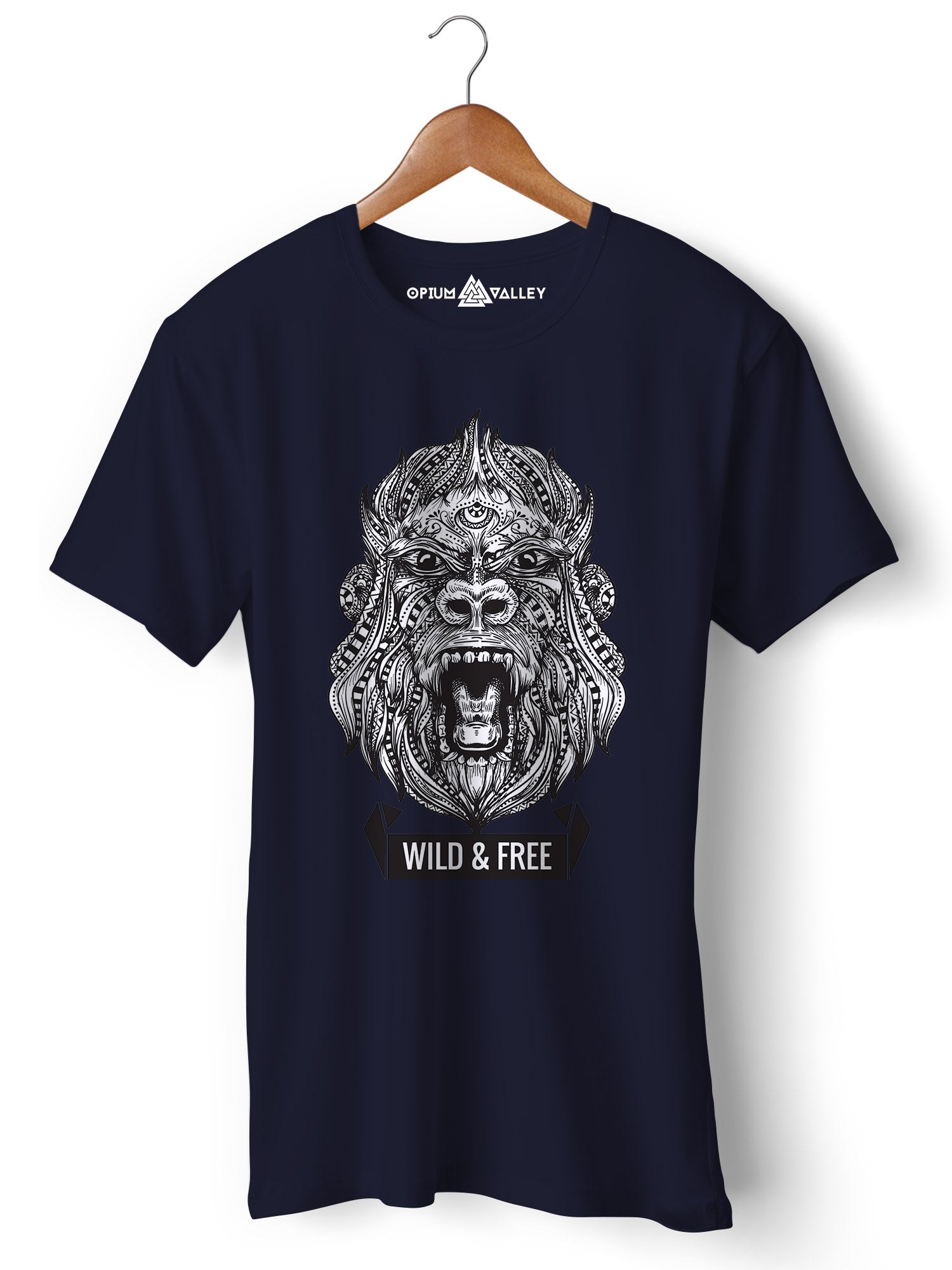 Wild & Free - Round Neck T-Shirt - Opium Valley