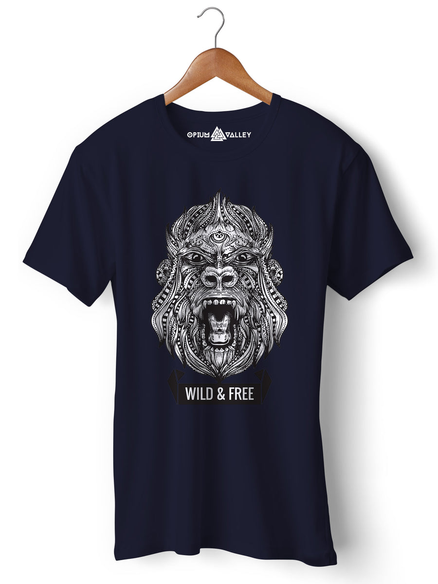 Wild & Free - Round Neck T-Shirt