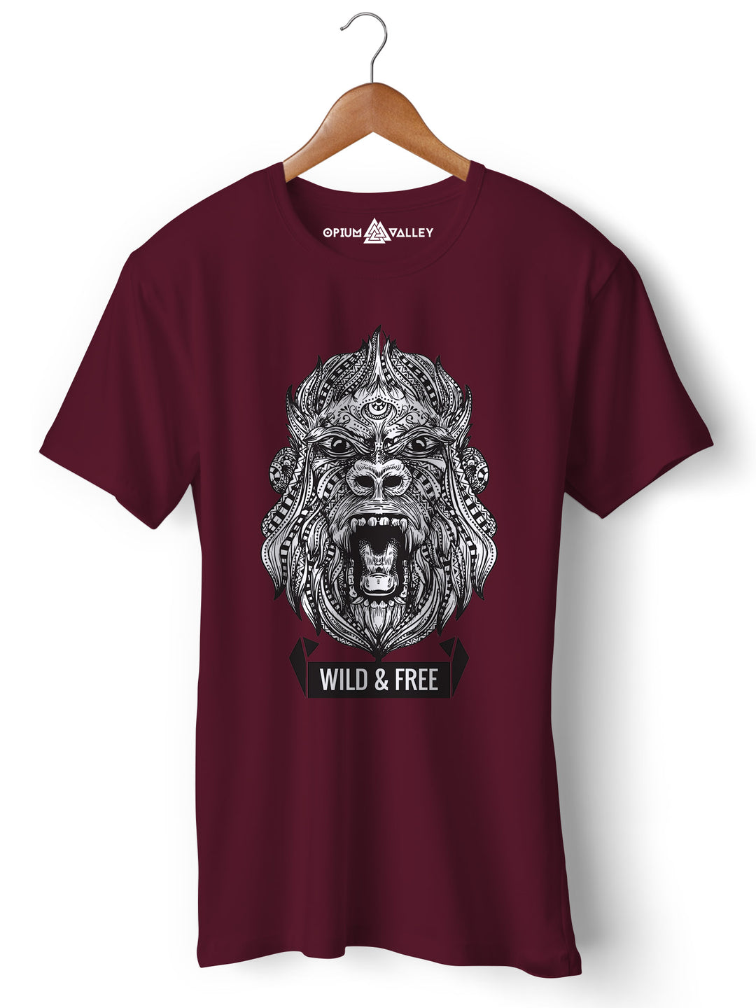Wild & Free - Round Neck T-Shirt - Opium Valley