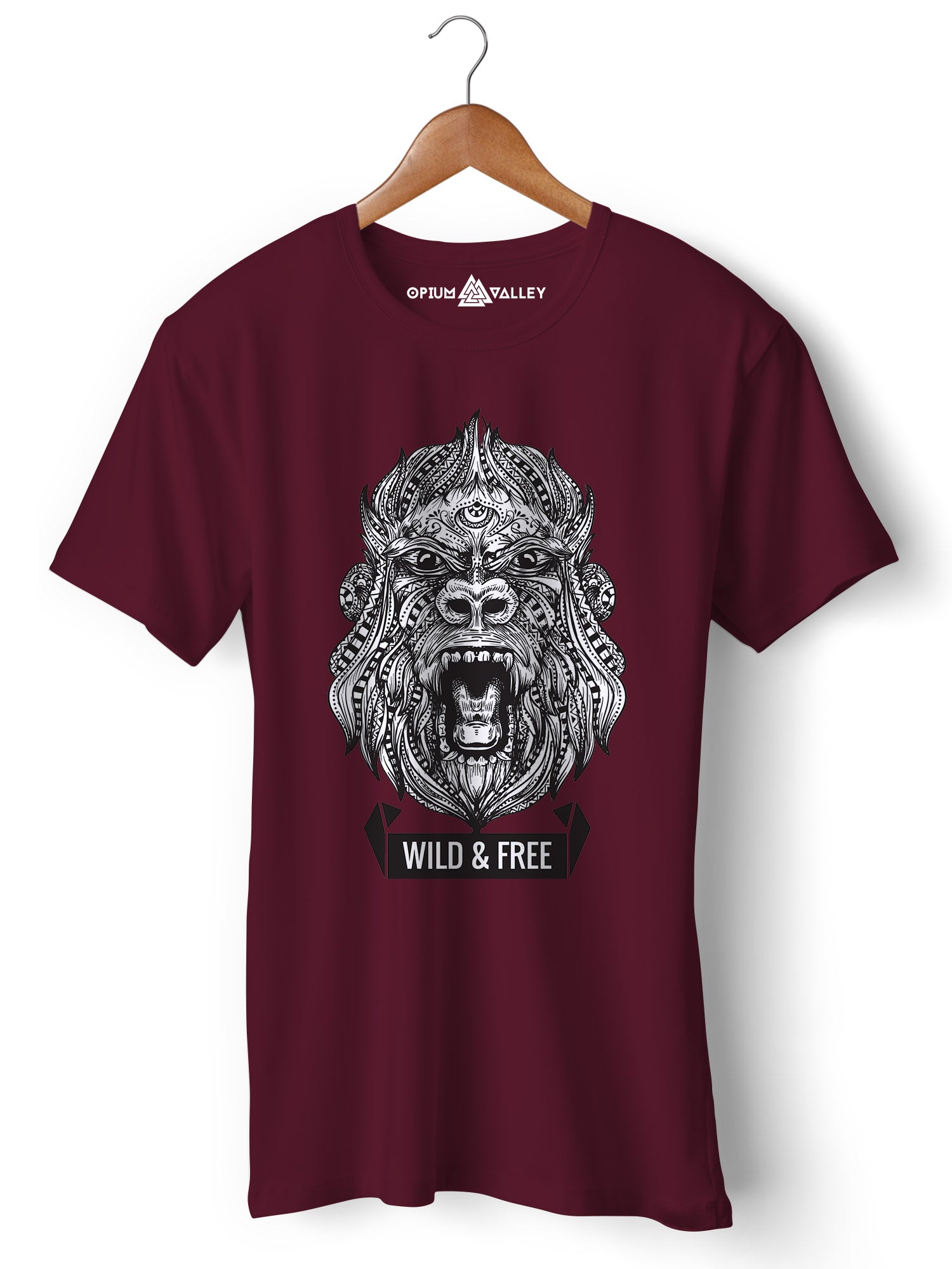 Wild & Free - Round Neck T-Shirt - Opium Valley