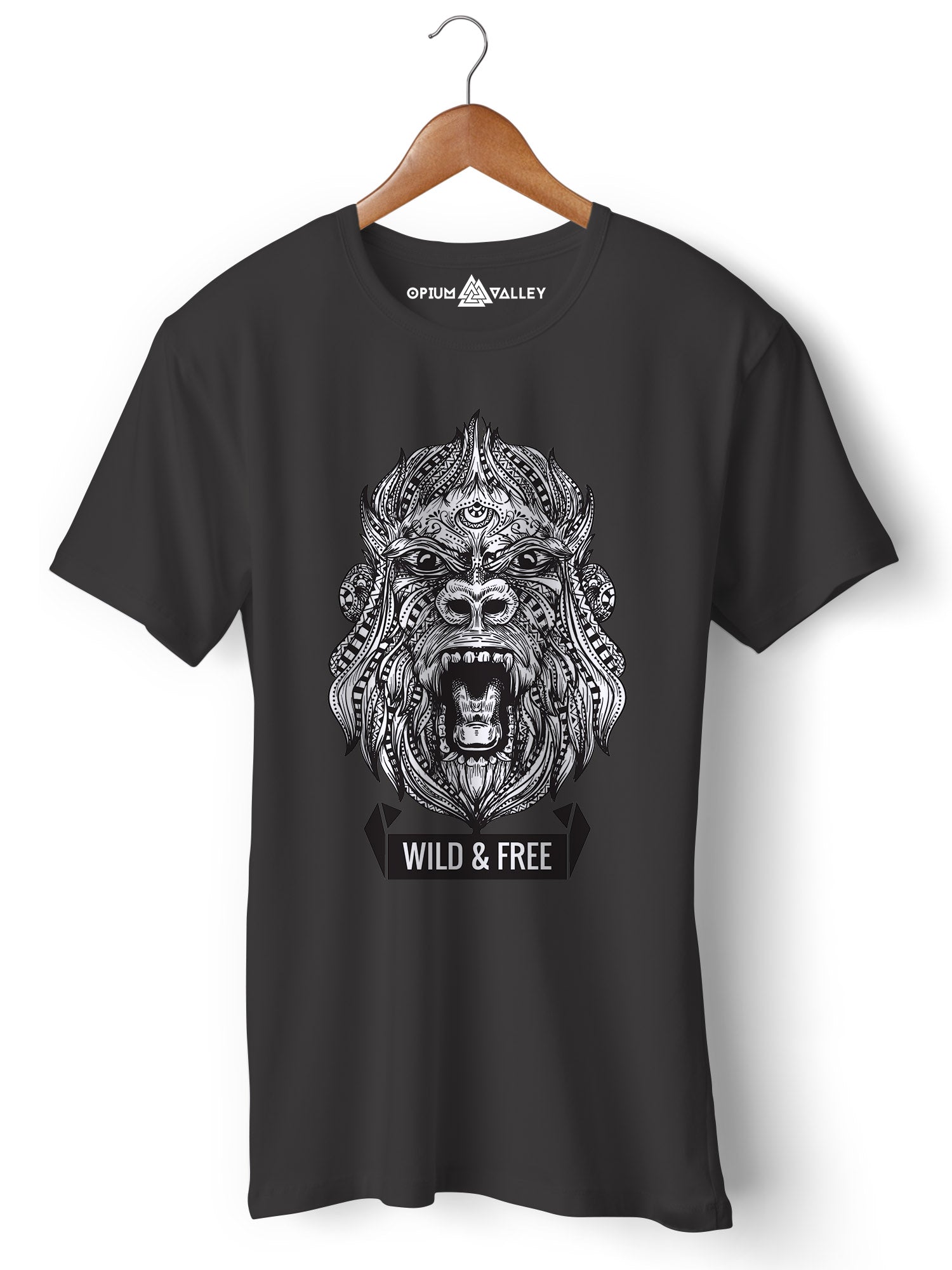 Wild & Free - Round Neck T-Shirt - Opium Valley