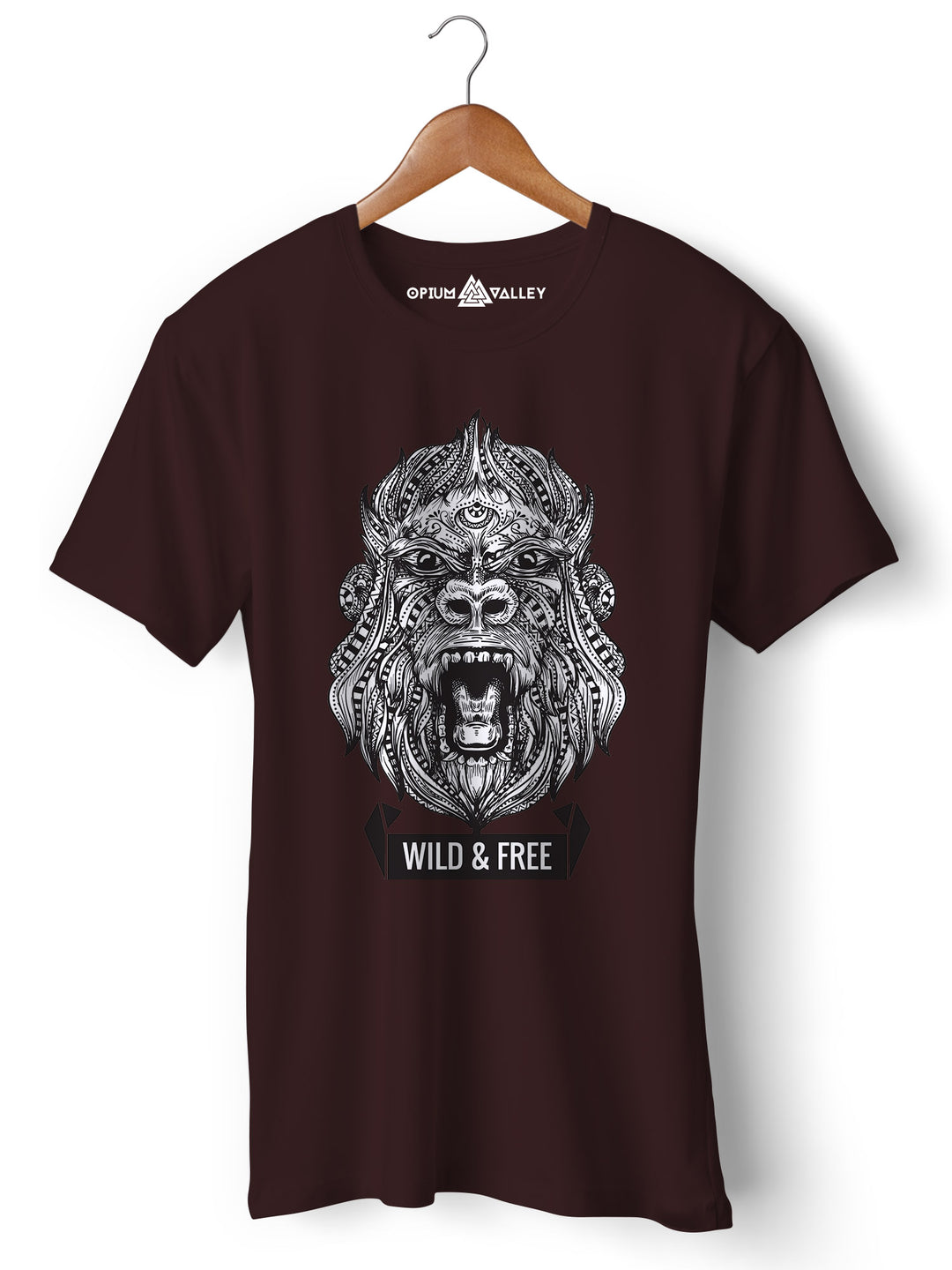 Wild & Free - Round Neck T-Shirt - Opium Valley