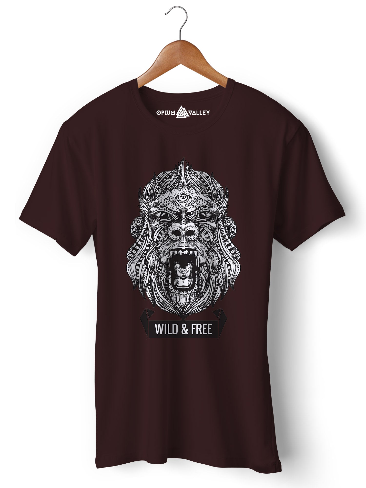 Wild & Free - Round Neck T-Shirt - Opium Valley