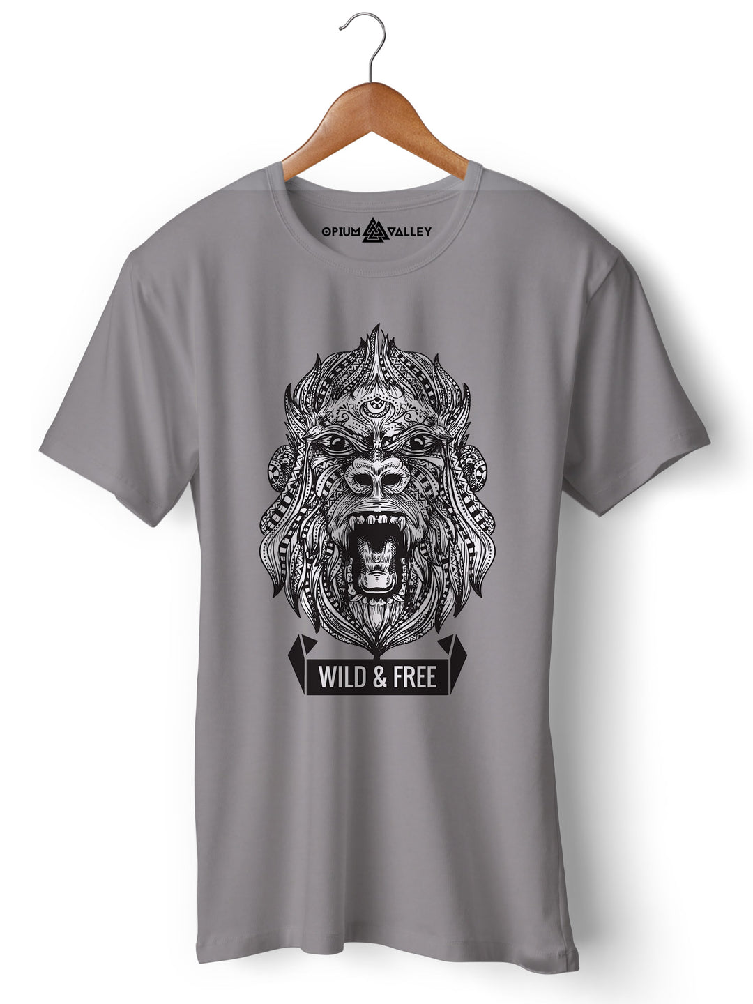 Wild & Free - Round Neck T-Shirt - Opium Valley