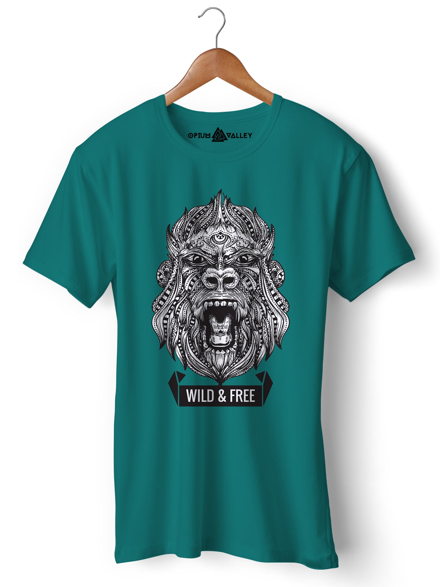 Wild & Free - Round Neck T-Shirt - Opium Valley