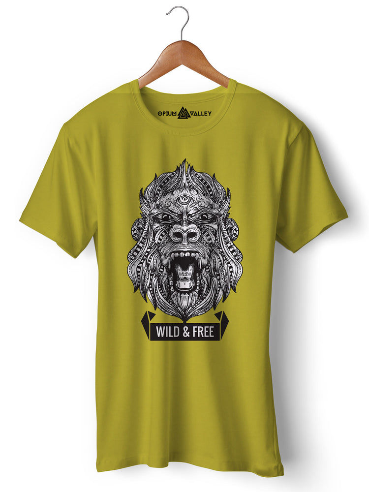 Wild & Free - Round Neck T-Shirt - Opium Valley