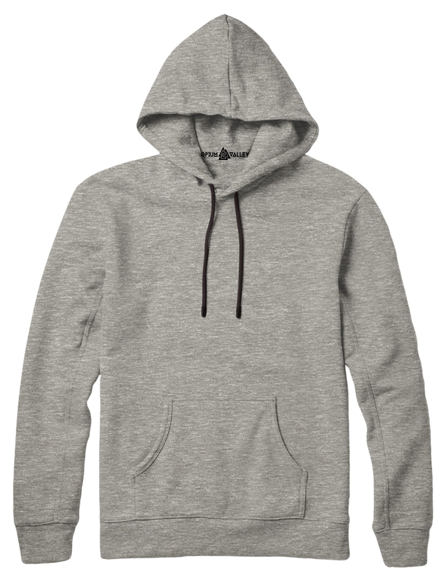 Gray Melange - Hoodie - Opium Valley