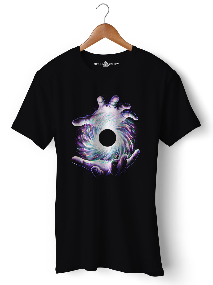 Hands of Light - Round Neck T-Shirt