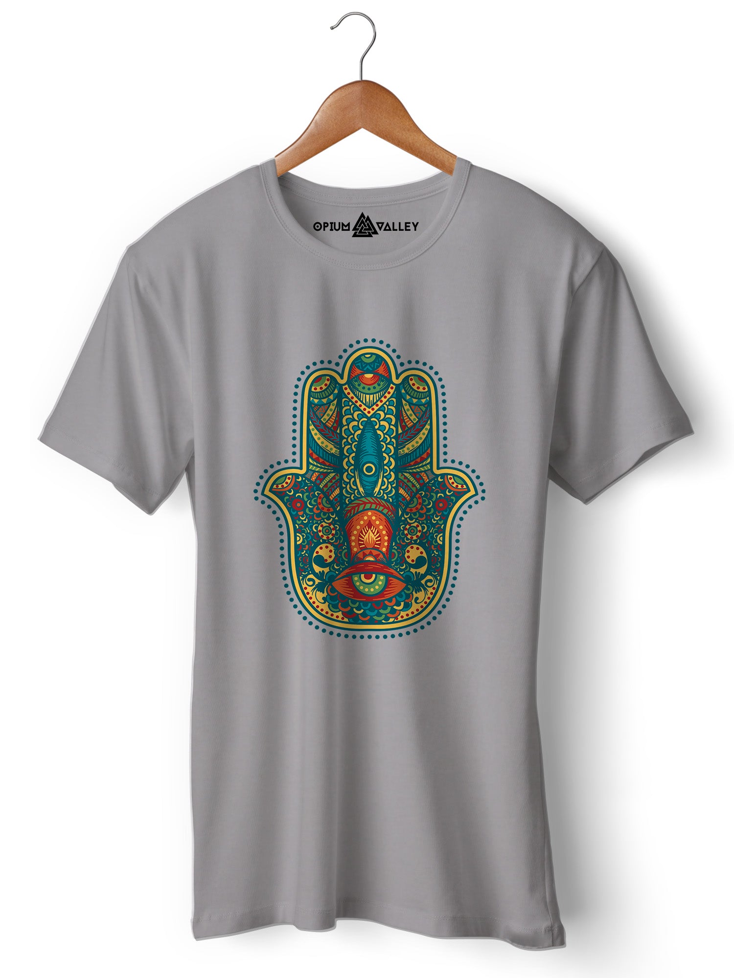 Hamsa - Round Neck T-Shirt - Opium Valley