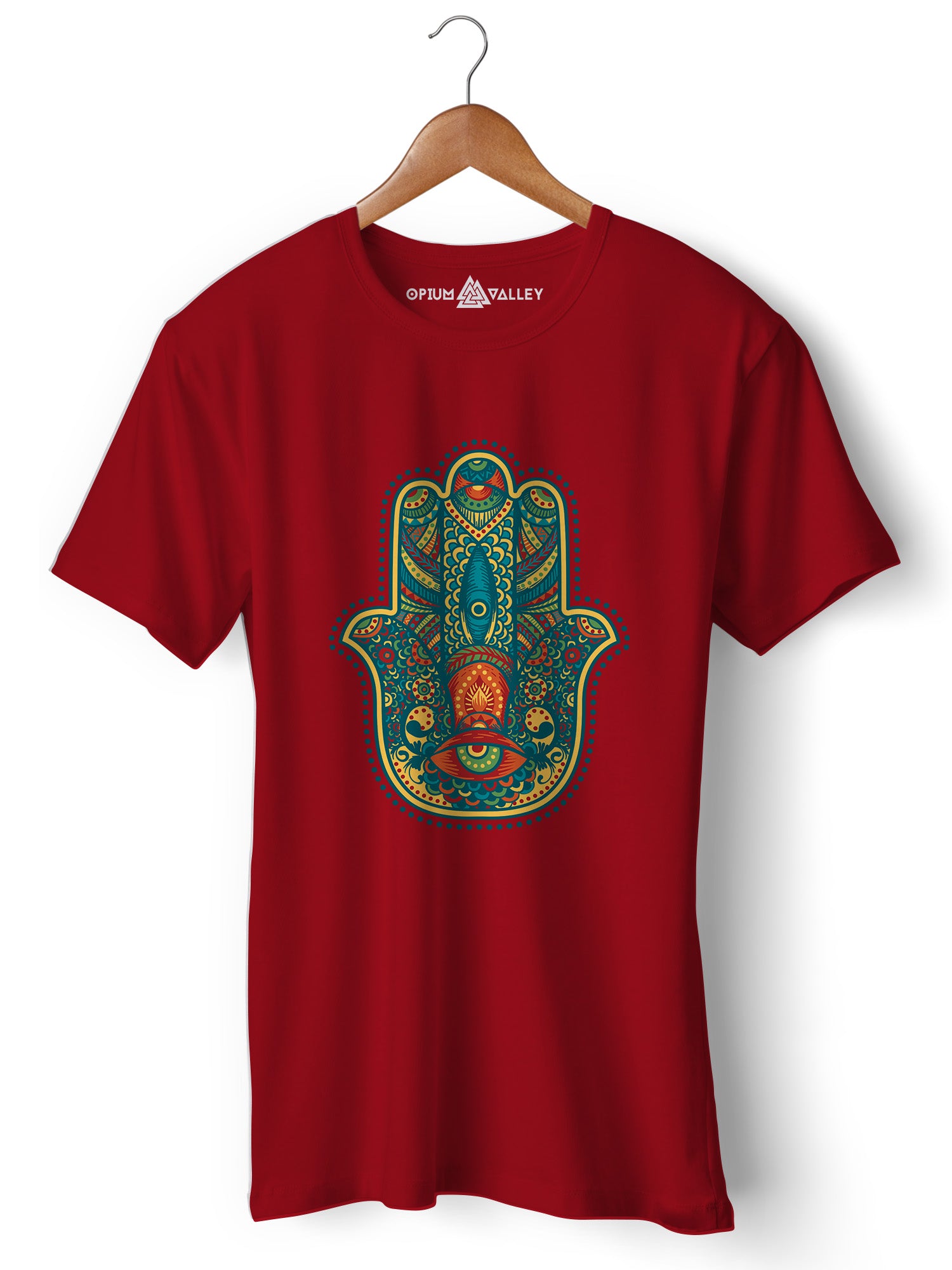 Hamsa - Round Neck T-Shirt - Opium Valley