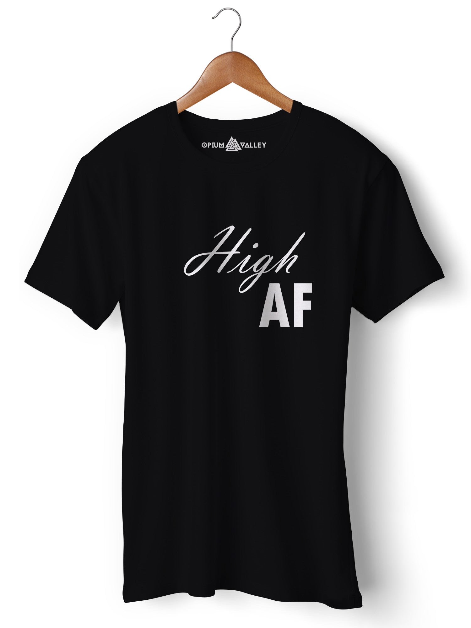 High AF - Round Neck T-Shirt - Opium Valley