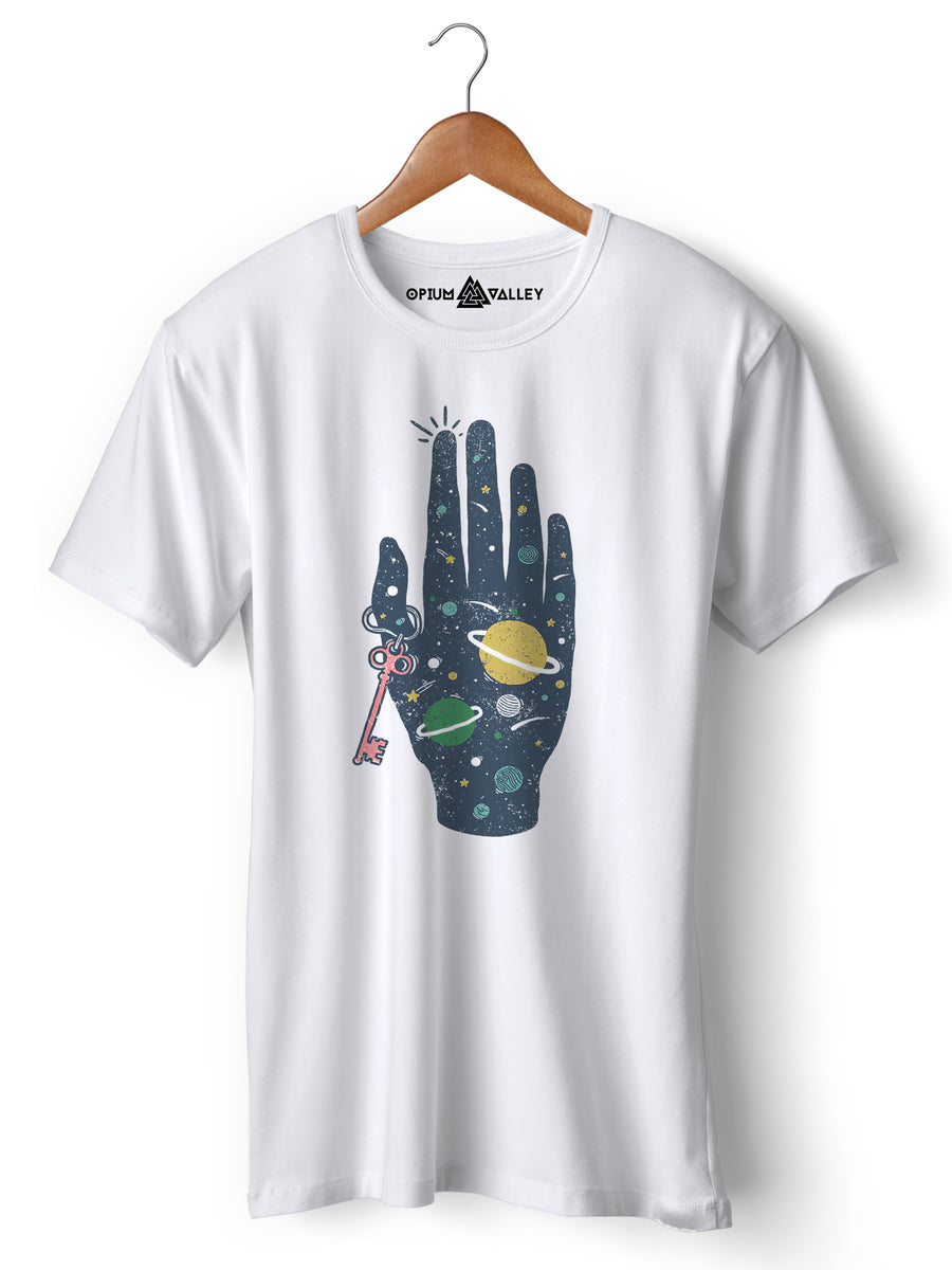 Key To Universe - Round Neck T-Shirt