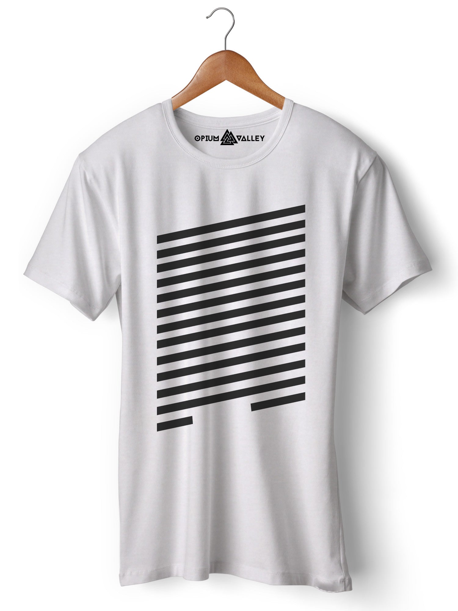 Men's Minimal Psychedelic Graphic T-Shirt - Subtle and Clean Design
