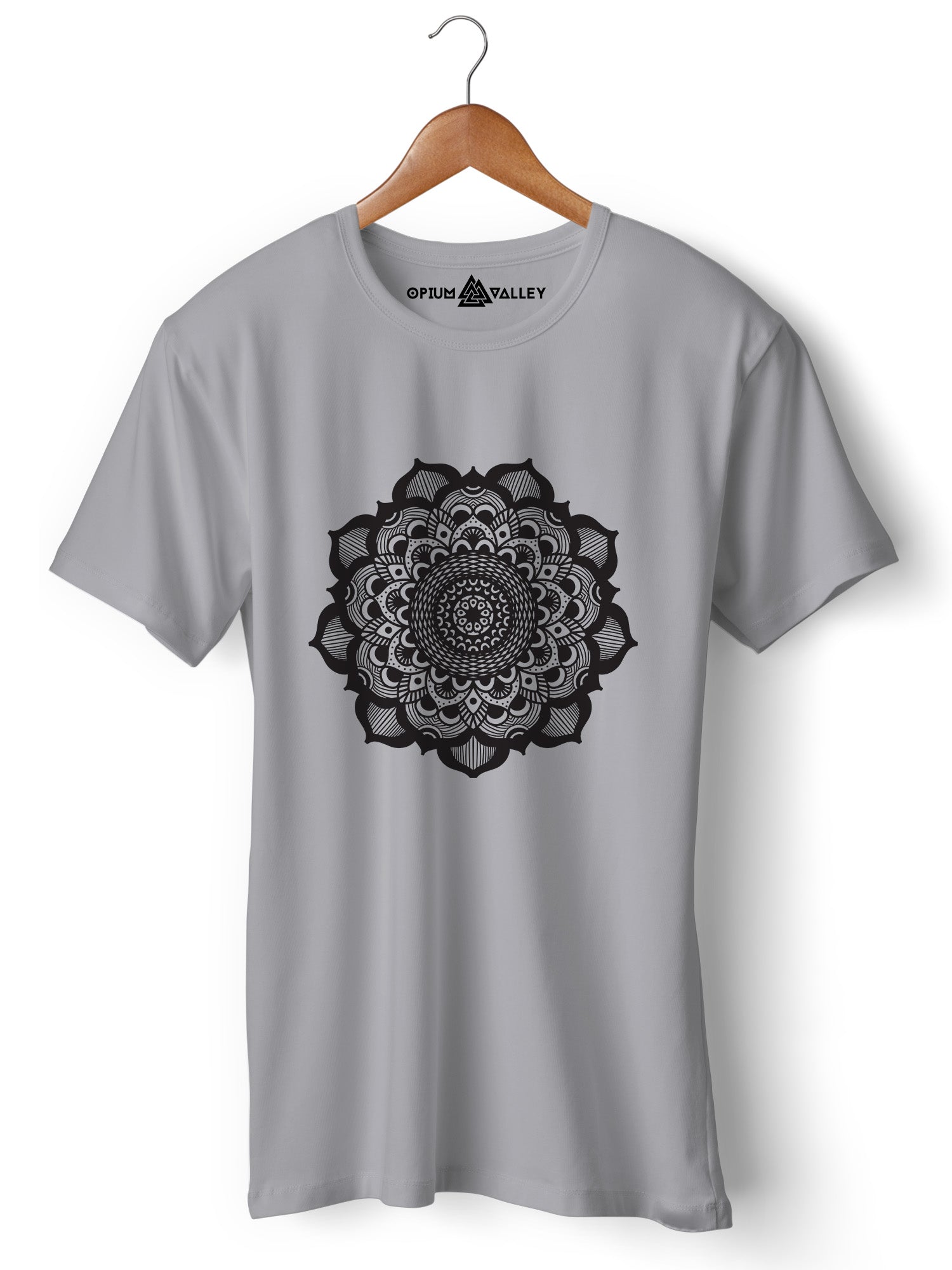 Men's Mandala Graphic T-Shirt - Intricate Spiritual Design
