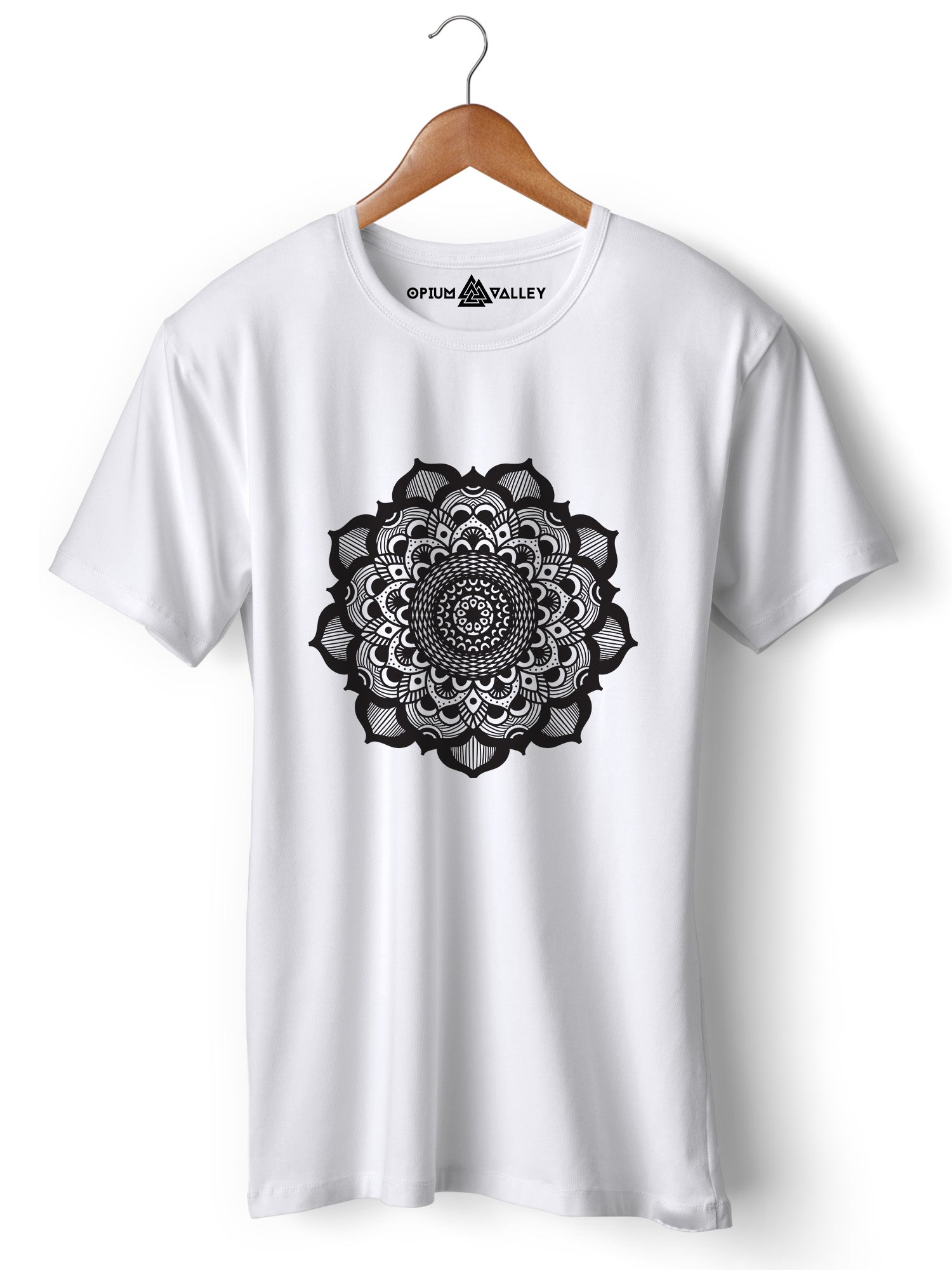 Men's Mandala Graphic T-Shirt - Intricate Spiritual Design