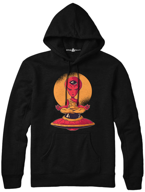 Alien Meditation - Hoodie - Opium Valley