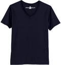 Navy Blue - V-neck T-Shirt - Opium Valley