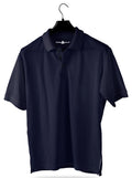 Navy Blue- Polo T-shirt - Opium Valley