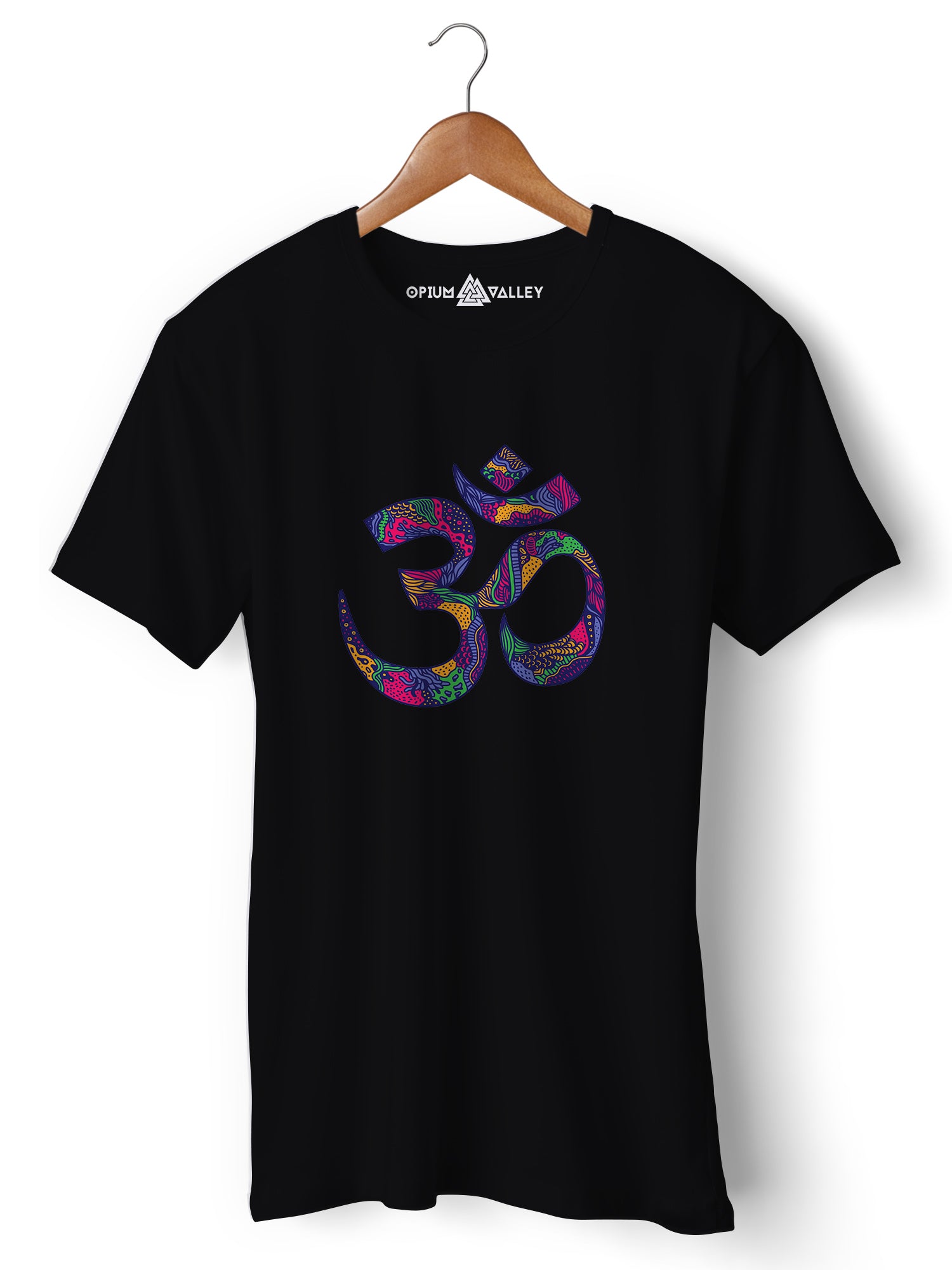 Om Symbol - Round Neck T-Shirt - Opium Valley