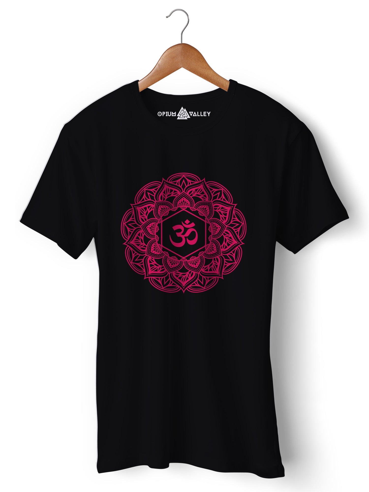 Mandala Om - Round Neck T-Shirt - Opium Valley