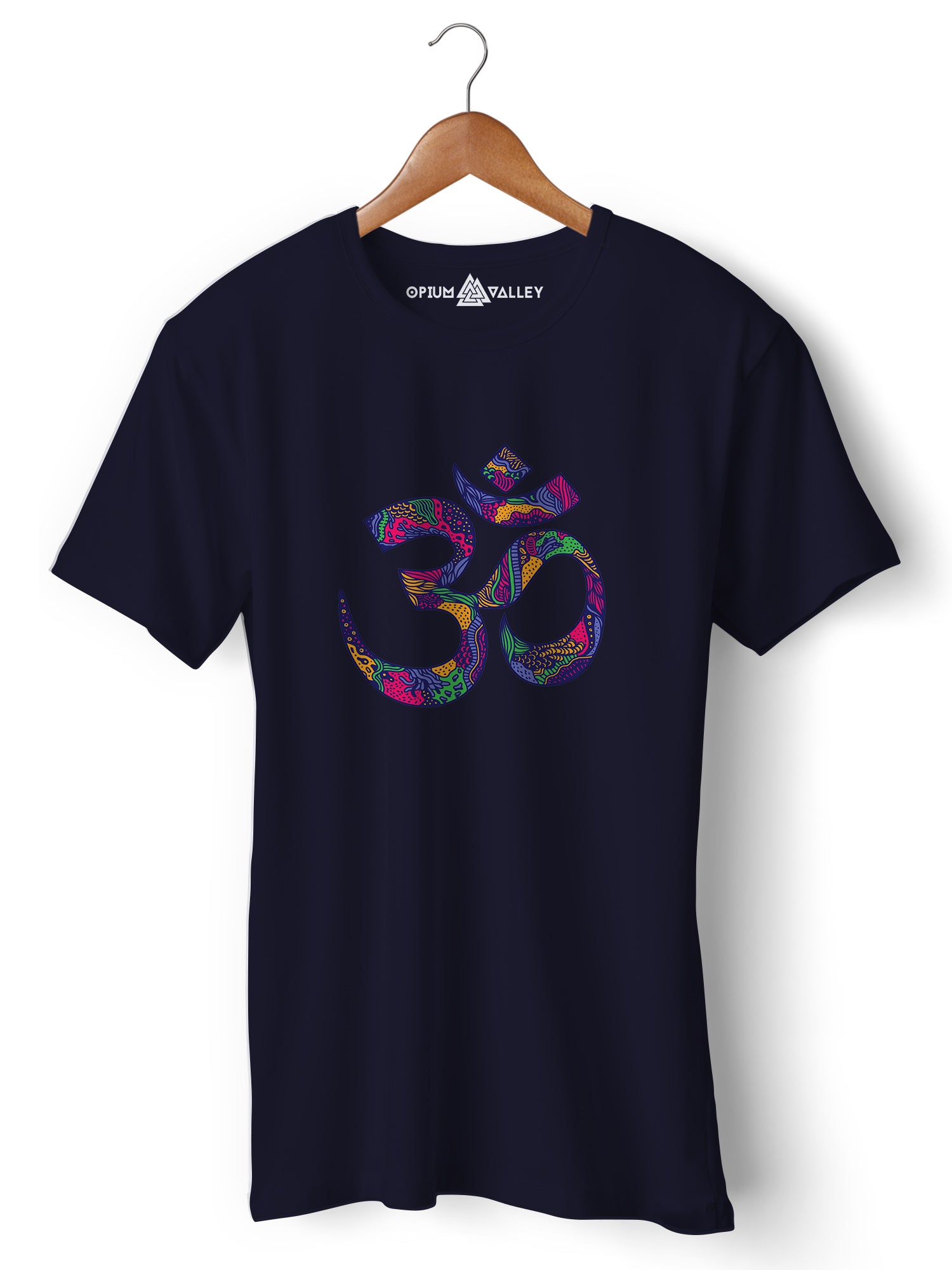 Om Symbol - Round Neck T-Shirt - Opium Valley