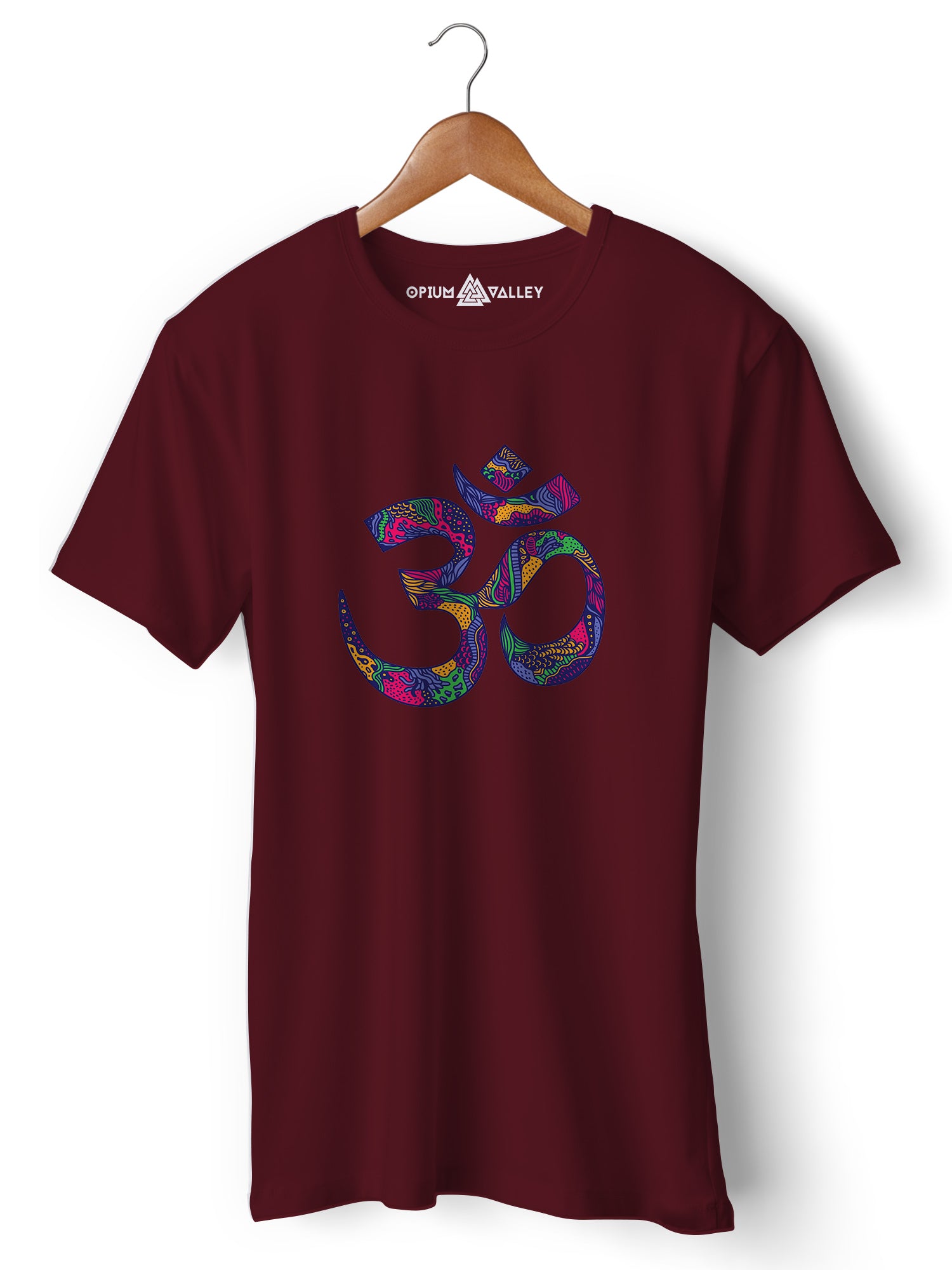 Om Symbol - Round Neck T-Shirt - Opium Valley