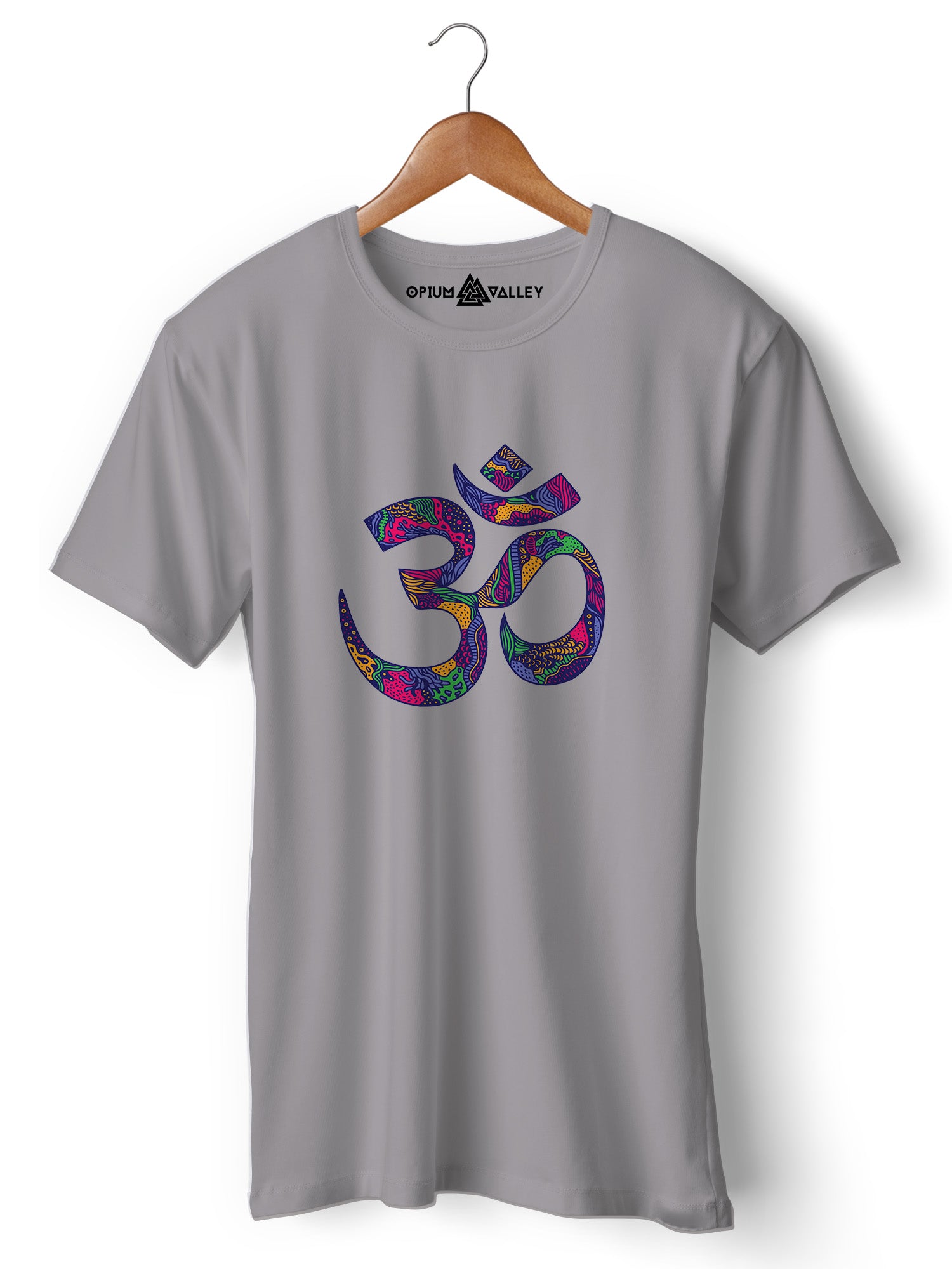Om Symbol - Round Neck T-Shirt - Opium Valley