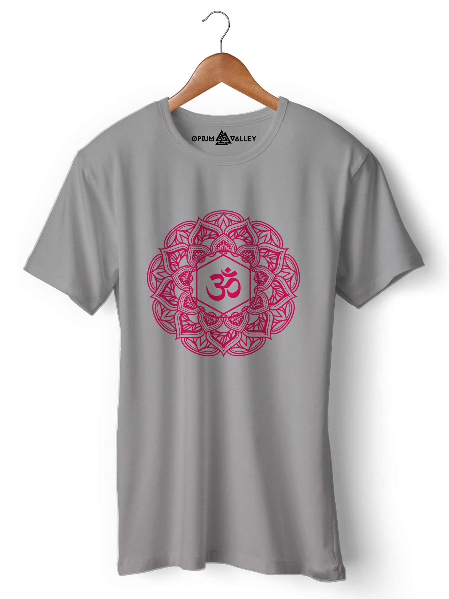 Mandala Om - Round Neck T-Shirt - Opium Valley