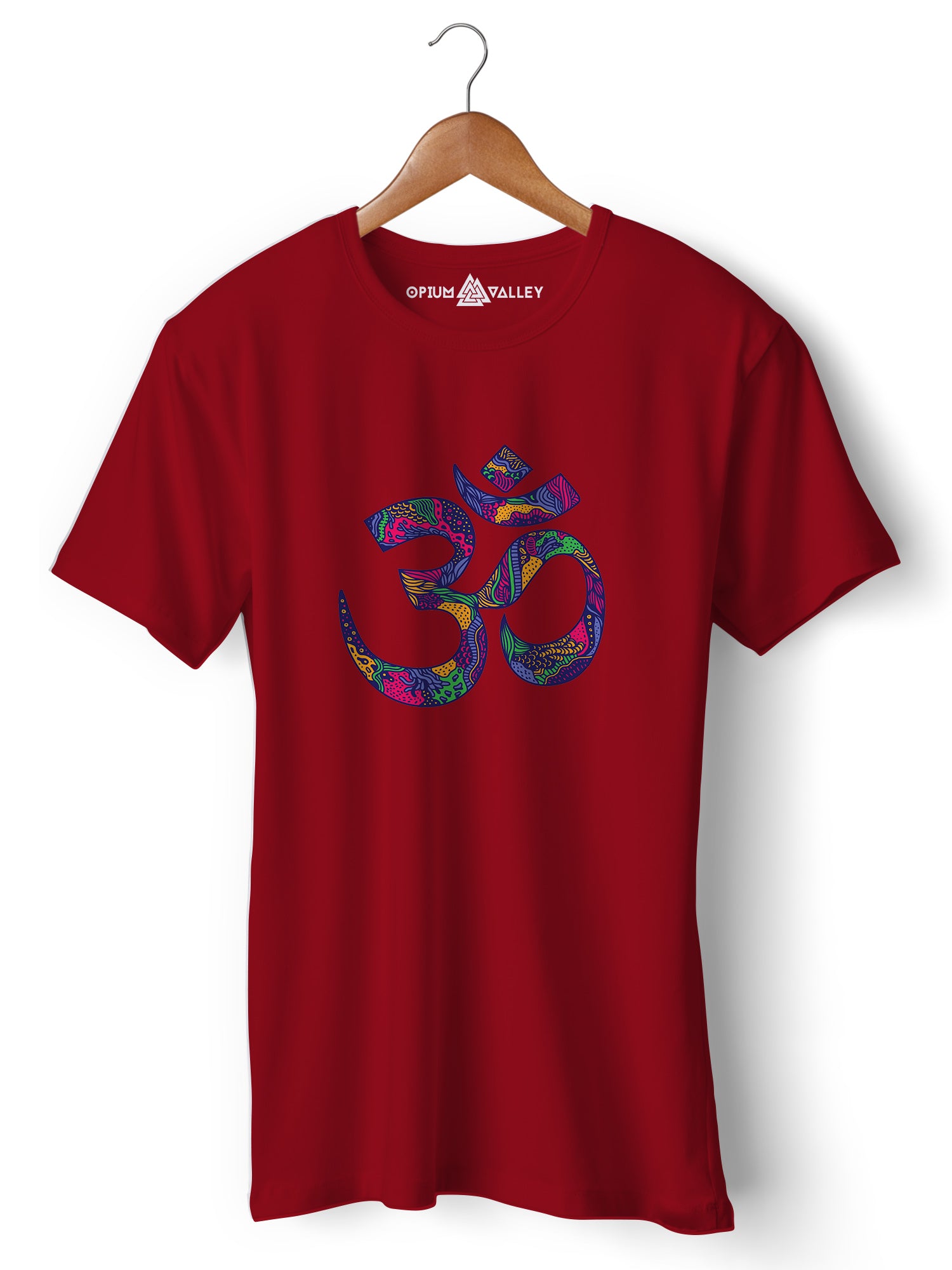 Om Symbol - Round Neck T-Shirt - Opium Valley