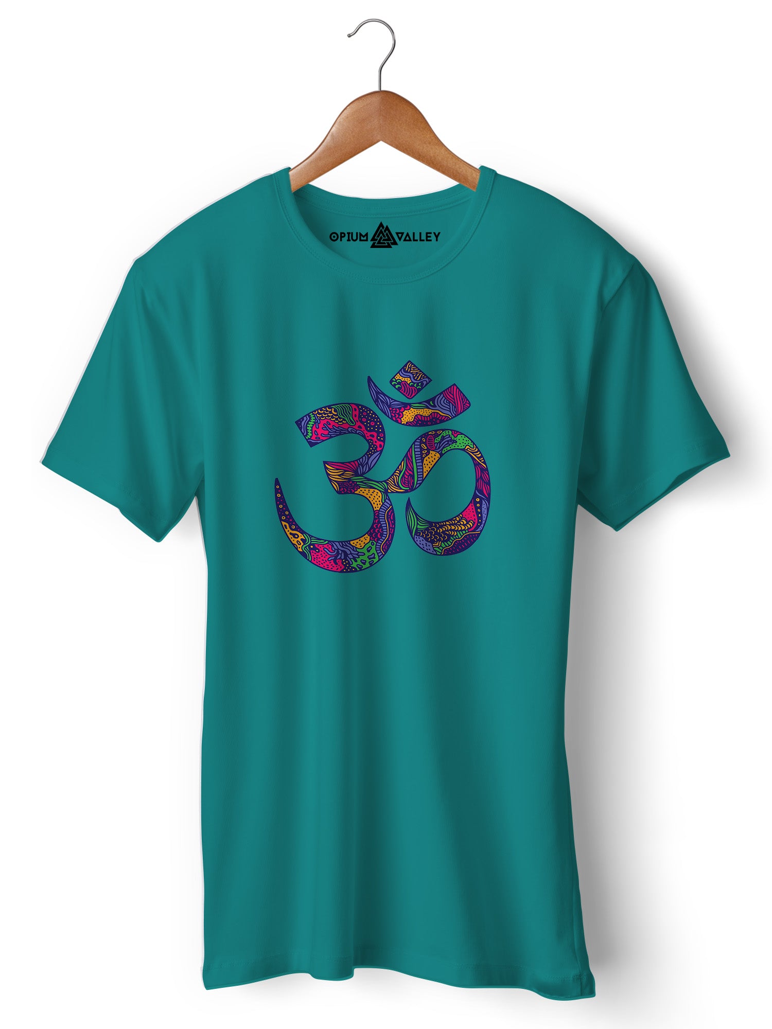 Om Symbol - Round Neck T-Shirt - Opium Valley