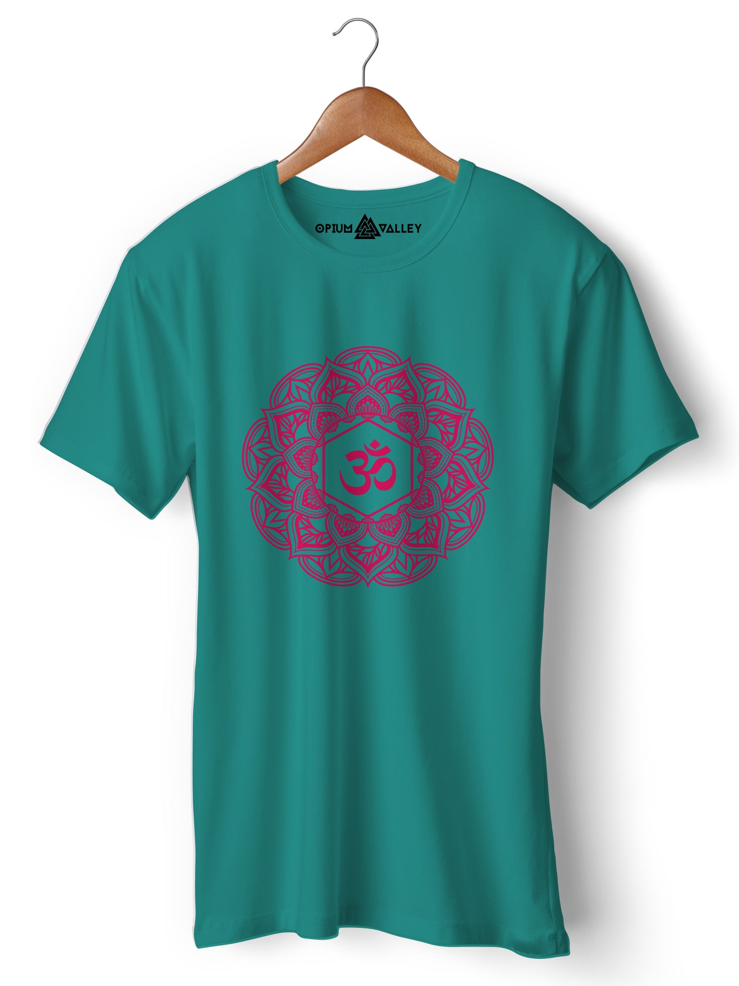 Mandala Om - Round Neck T-Shirt - Opium Valley