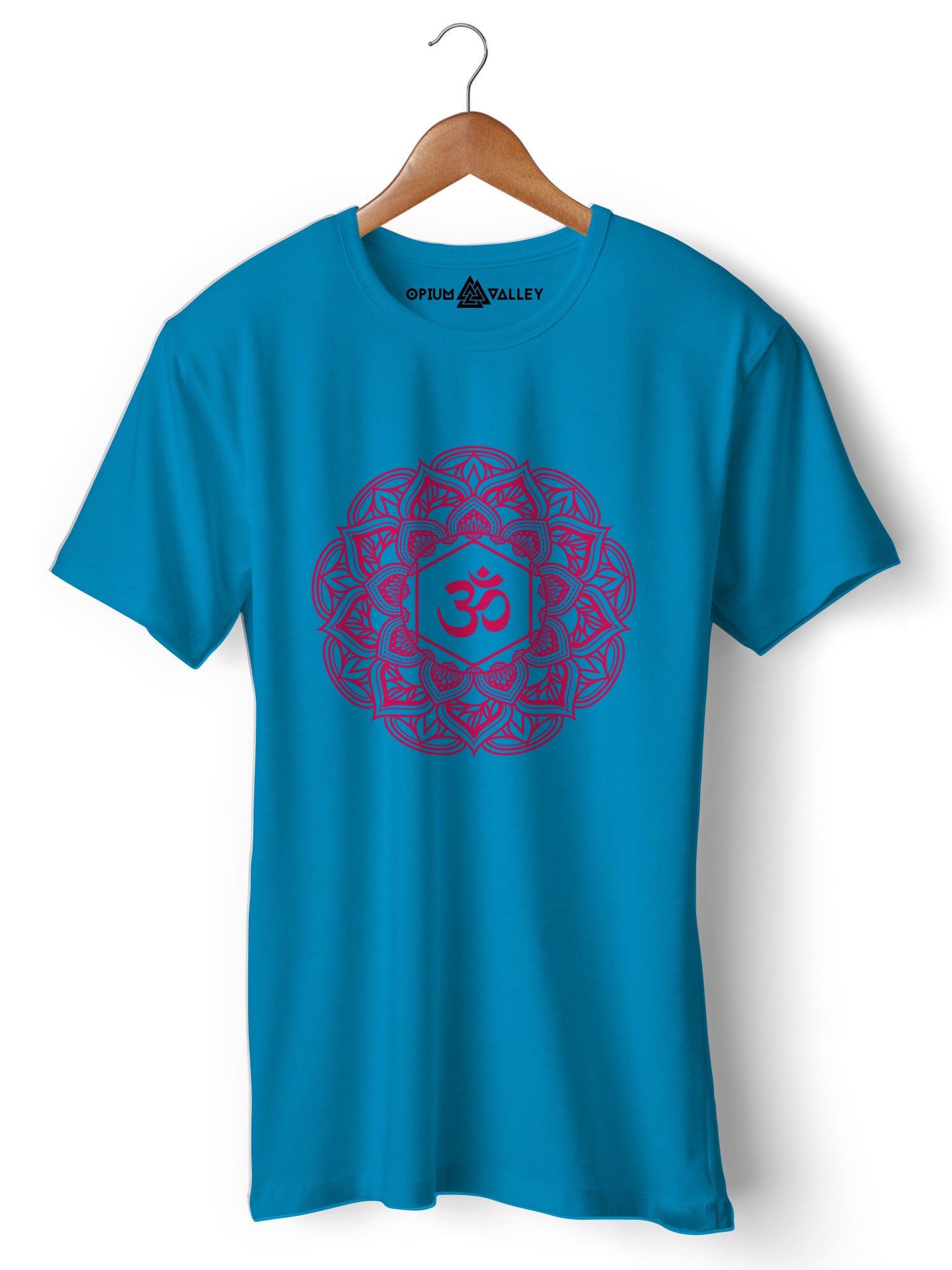 Mandala Om - Round Neck T-Shirt - Opium Valley