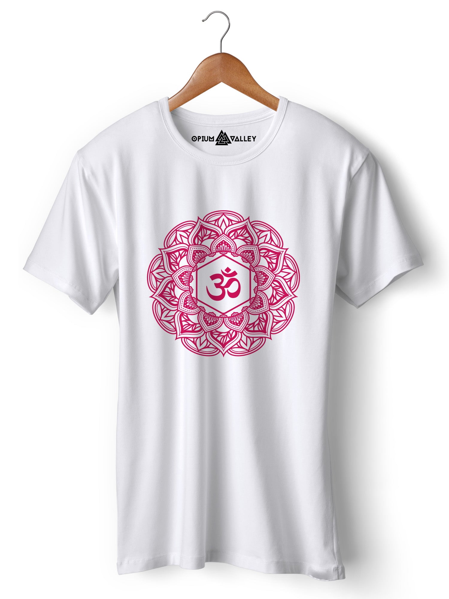 Mandala Om - Round Neck T-Shirt - Opium Valley
