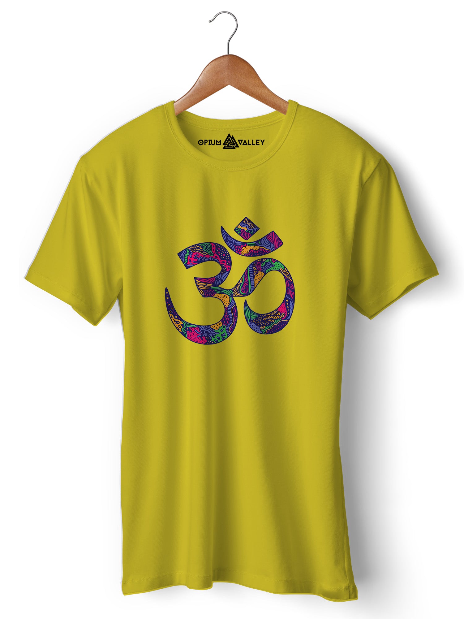 Om Symbol - Round Neck T-Shirt - Opium Valley