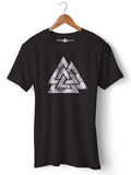 Valknut - Round Neck T-Shirt - Opium Valley