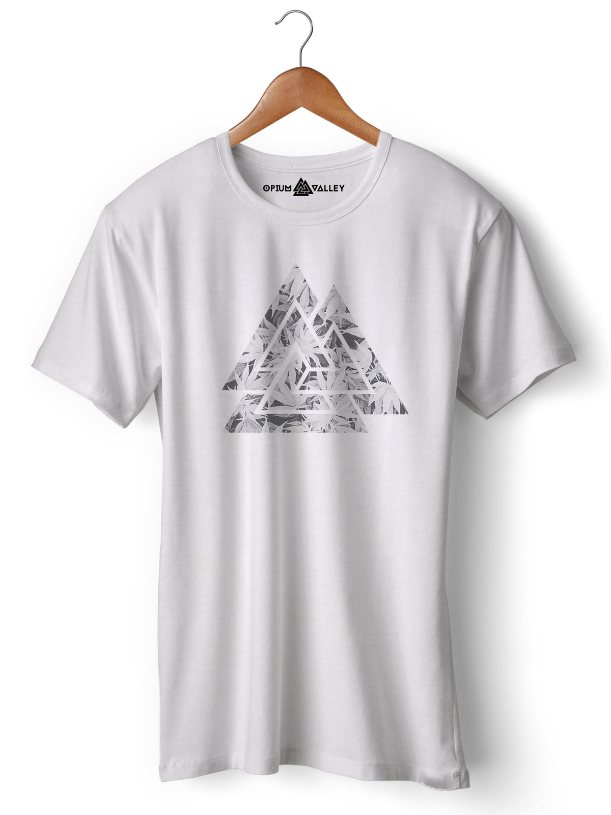 Valknut - Round Neck T-Shirt - Opium Valley