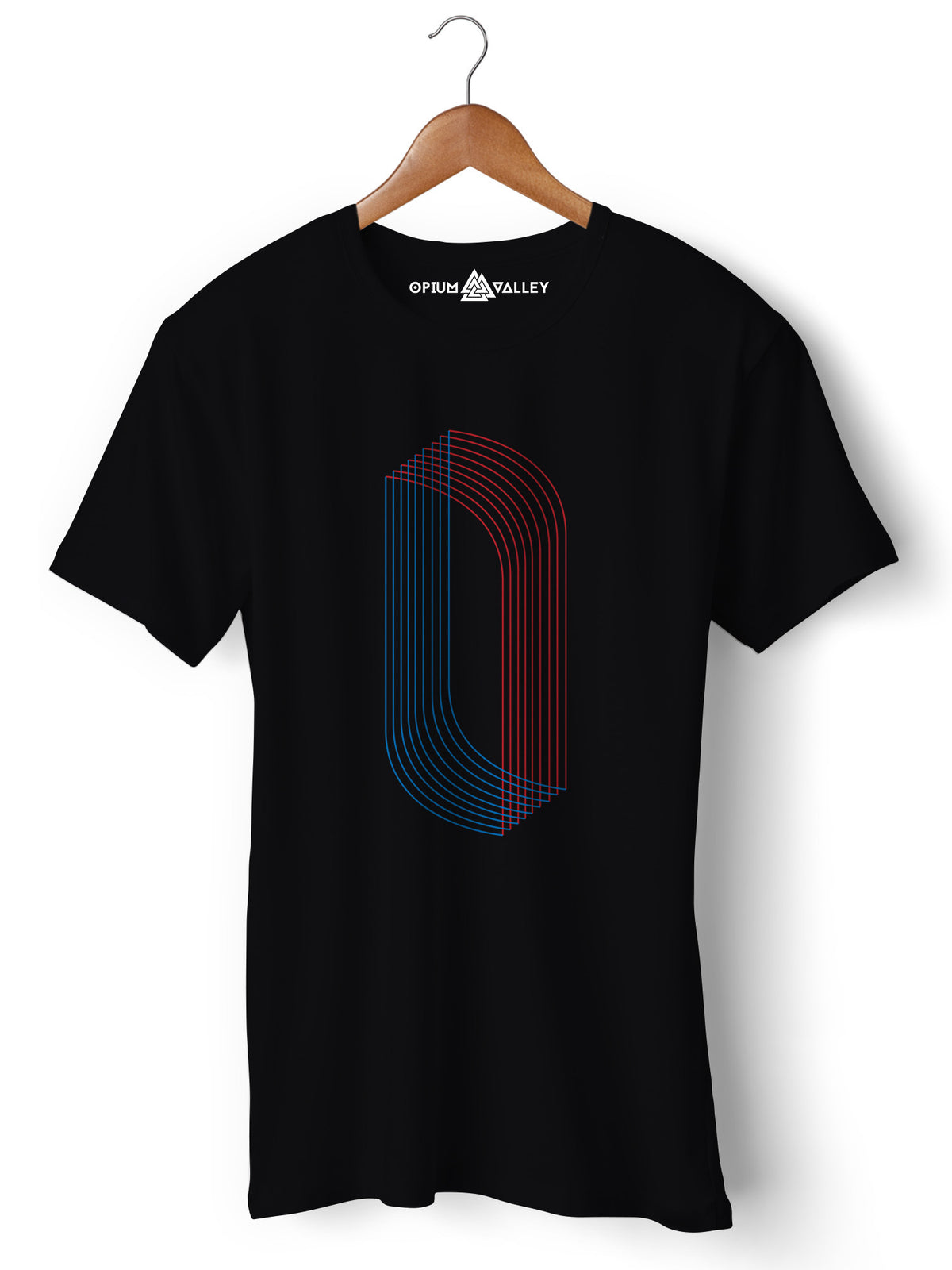 Overlap - Round Neck T-Shirt - Opium Valley