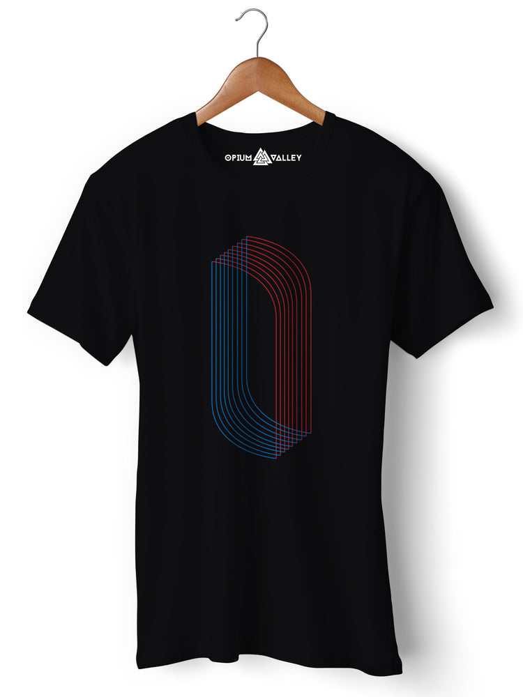 Overlap - Round Neck T-Shirt - Opium Valley