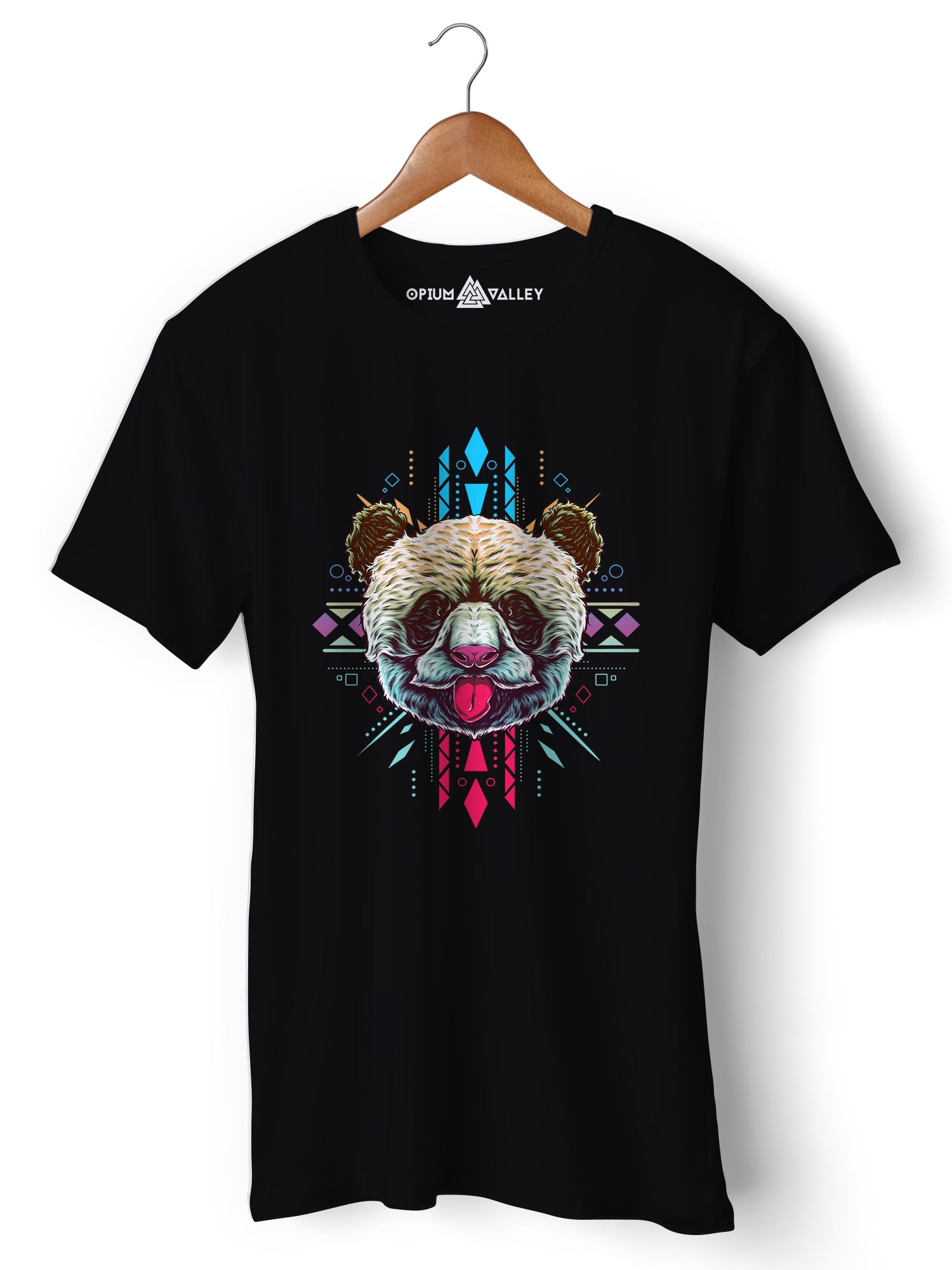 Sacred Panda - Round Neck T-Shirt - Opium Valley