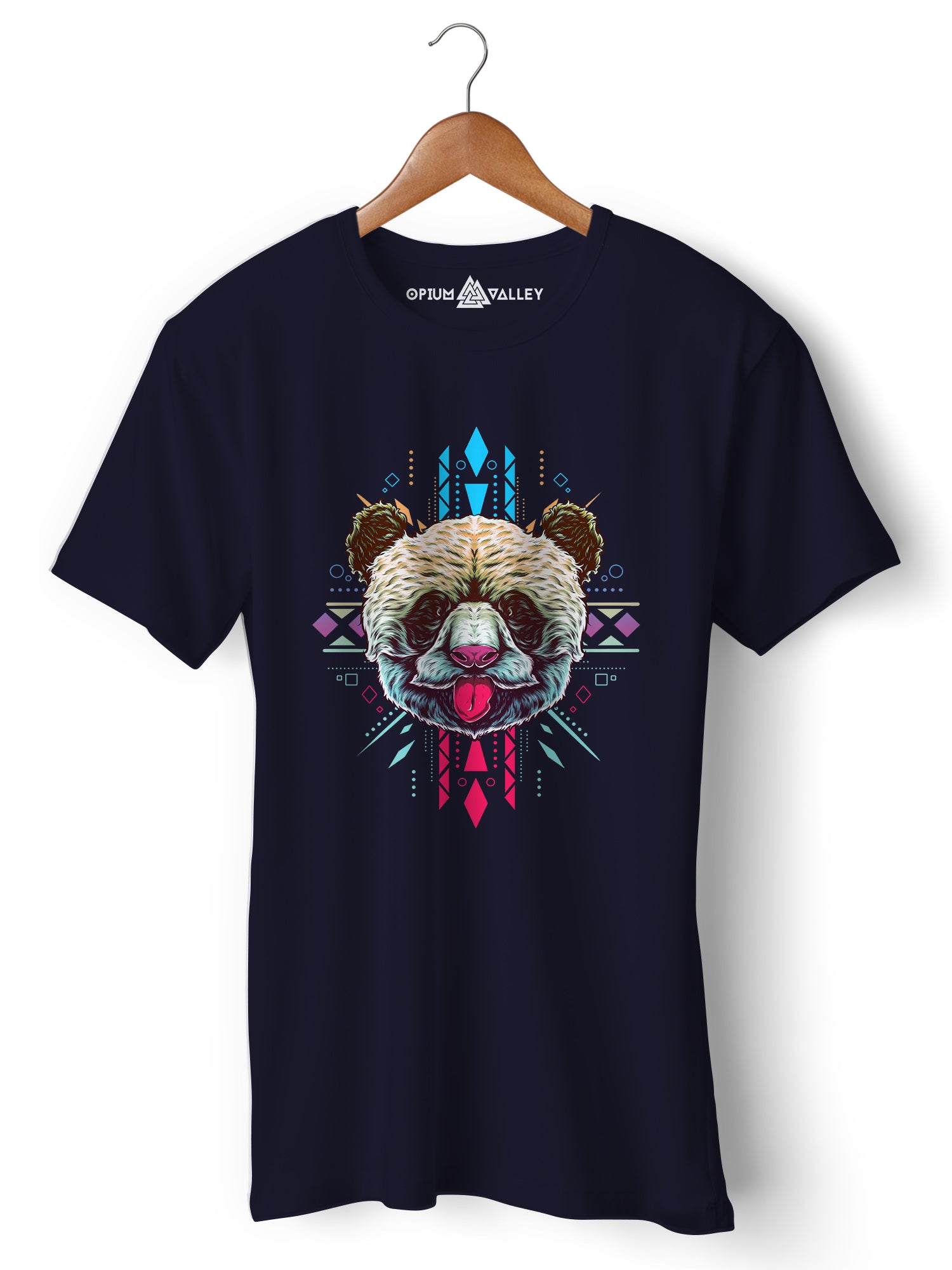 Sacred Panda - Round Neck T-Shirt - Opium Valley